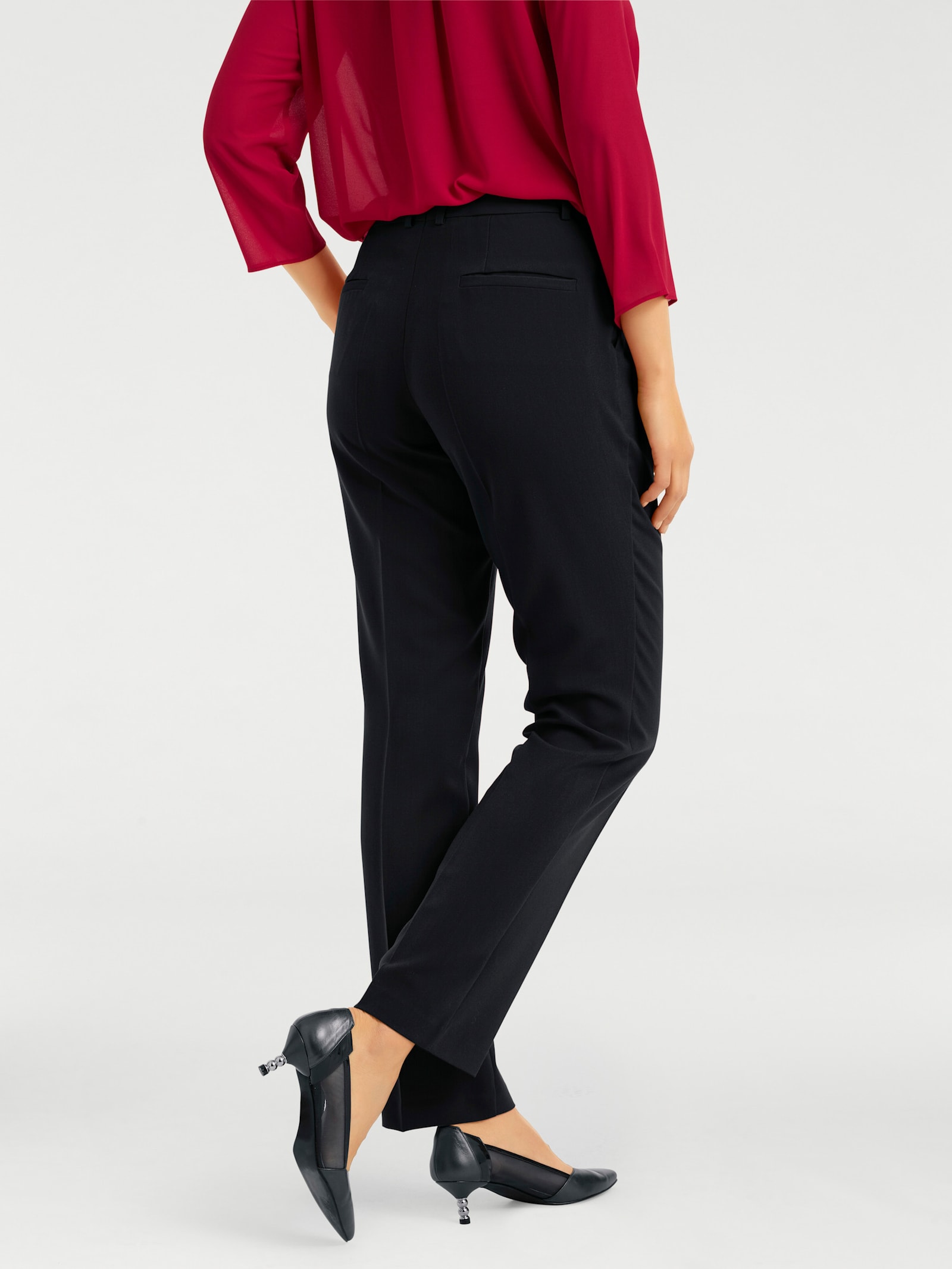 heine Broekpak met zijzakken - zwart