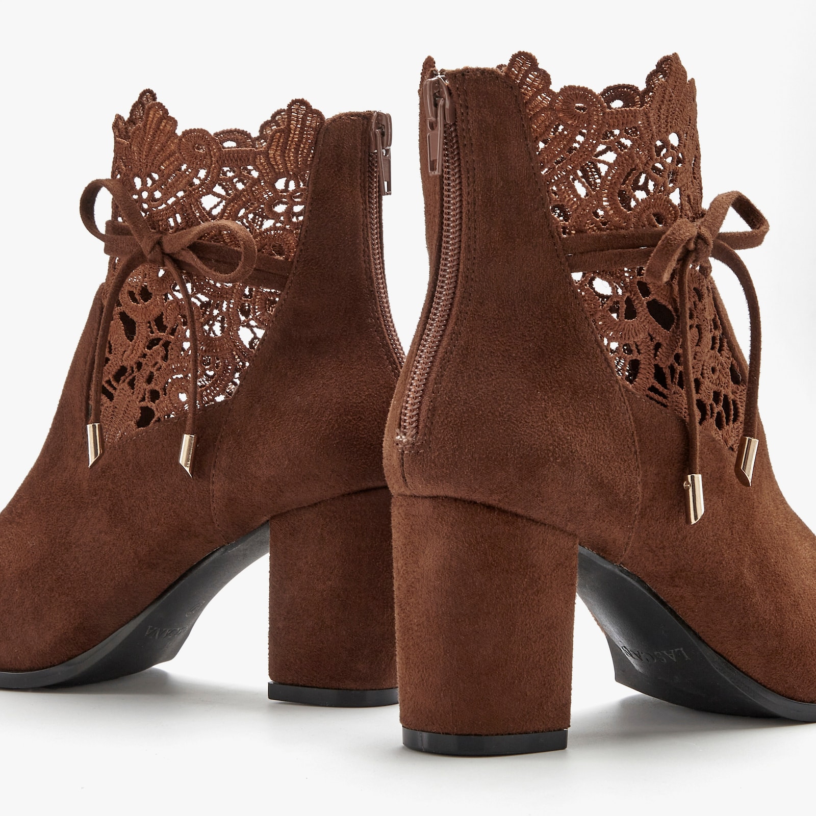 LASCANA High-Heel-Stiefelette - dunkelbraun