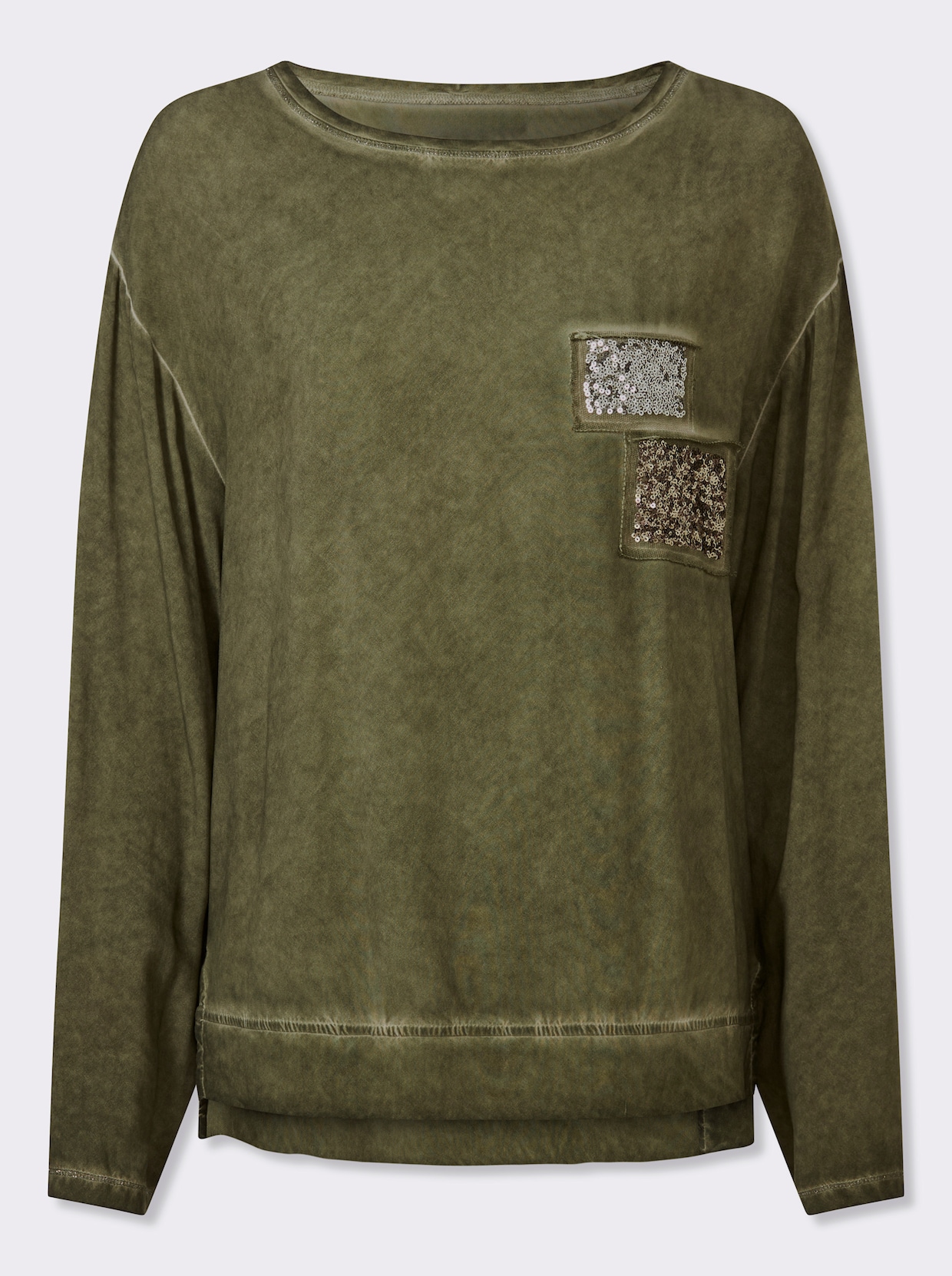 heine Langarmbluse - khaki