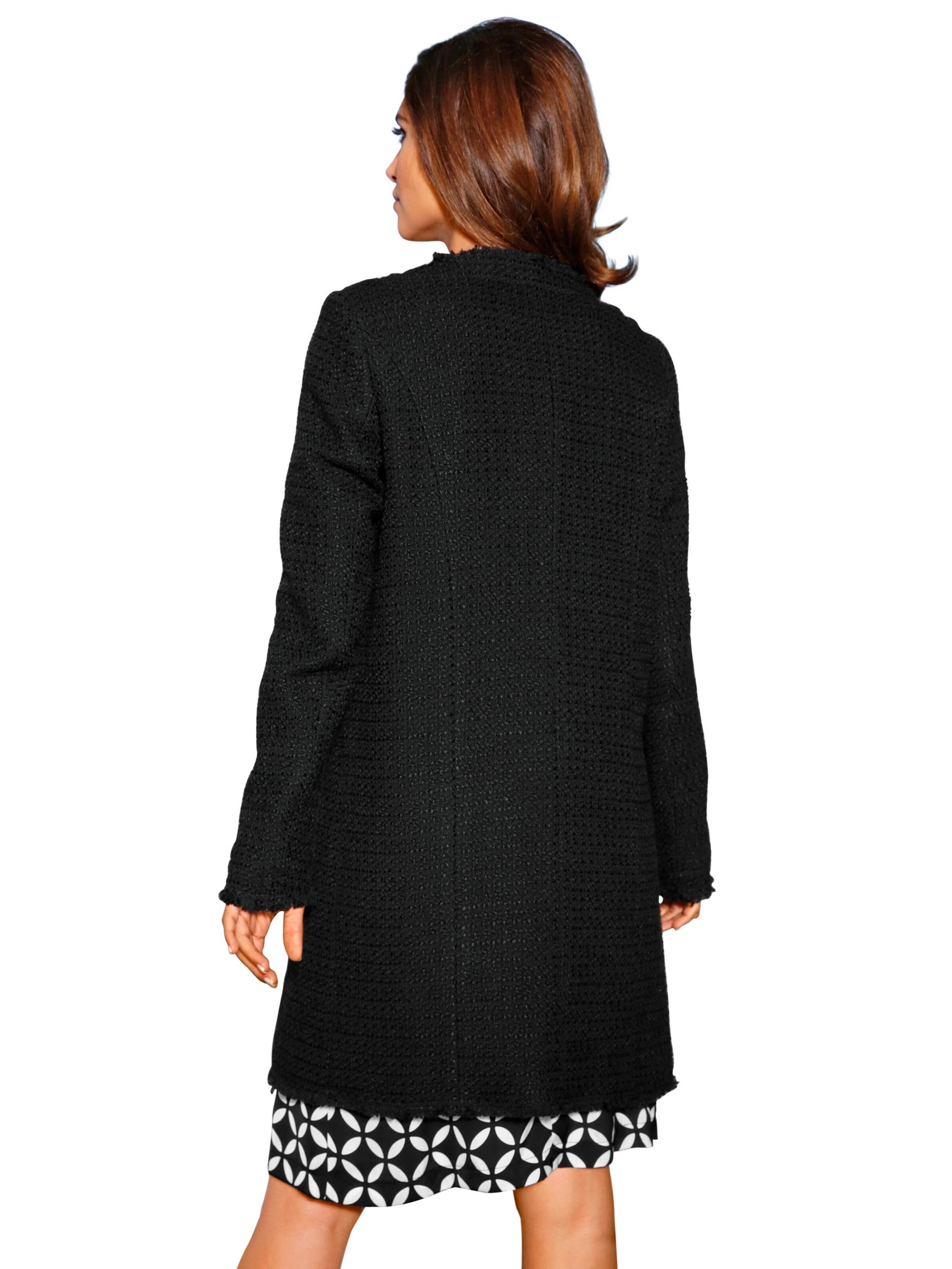 Damenmode Blazer Rick Cardona Longblazer in schwarz Damenmode Blazer Rick Cardona Longblazer in schwarz