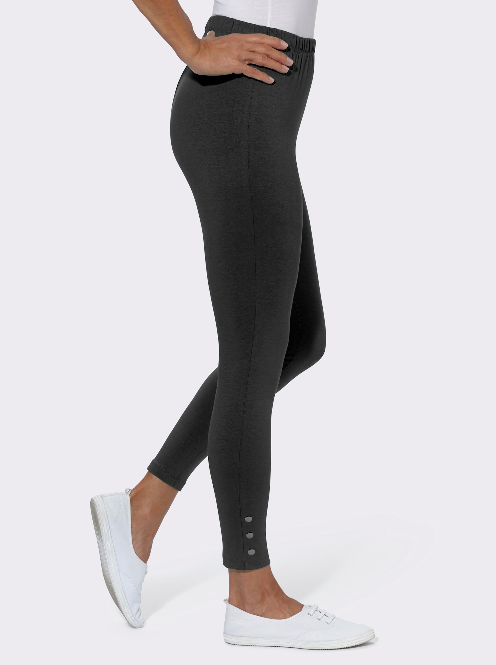 Leggings in Stretch-Qualität - schwarz
