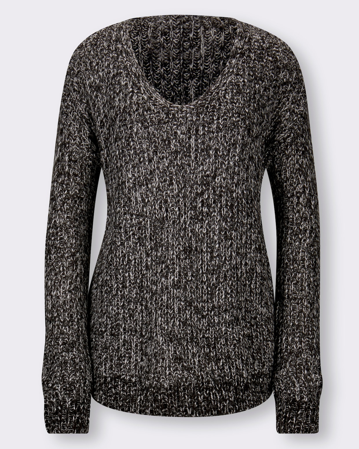 heine Pullover - schwarz-meliert