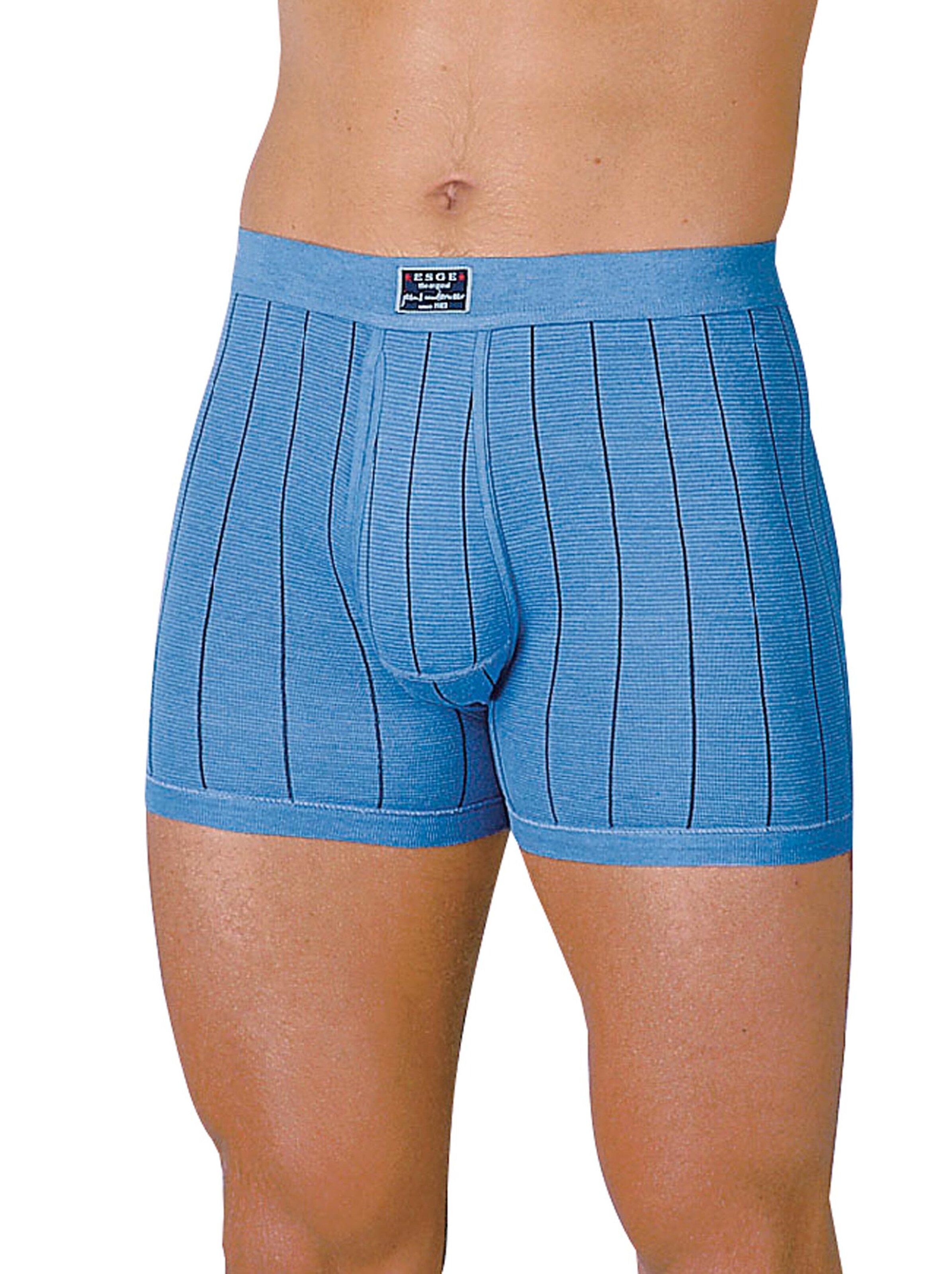 Schlüpfer - hellblau-gestreift