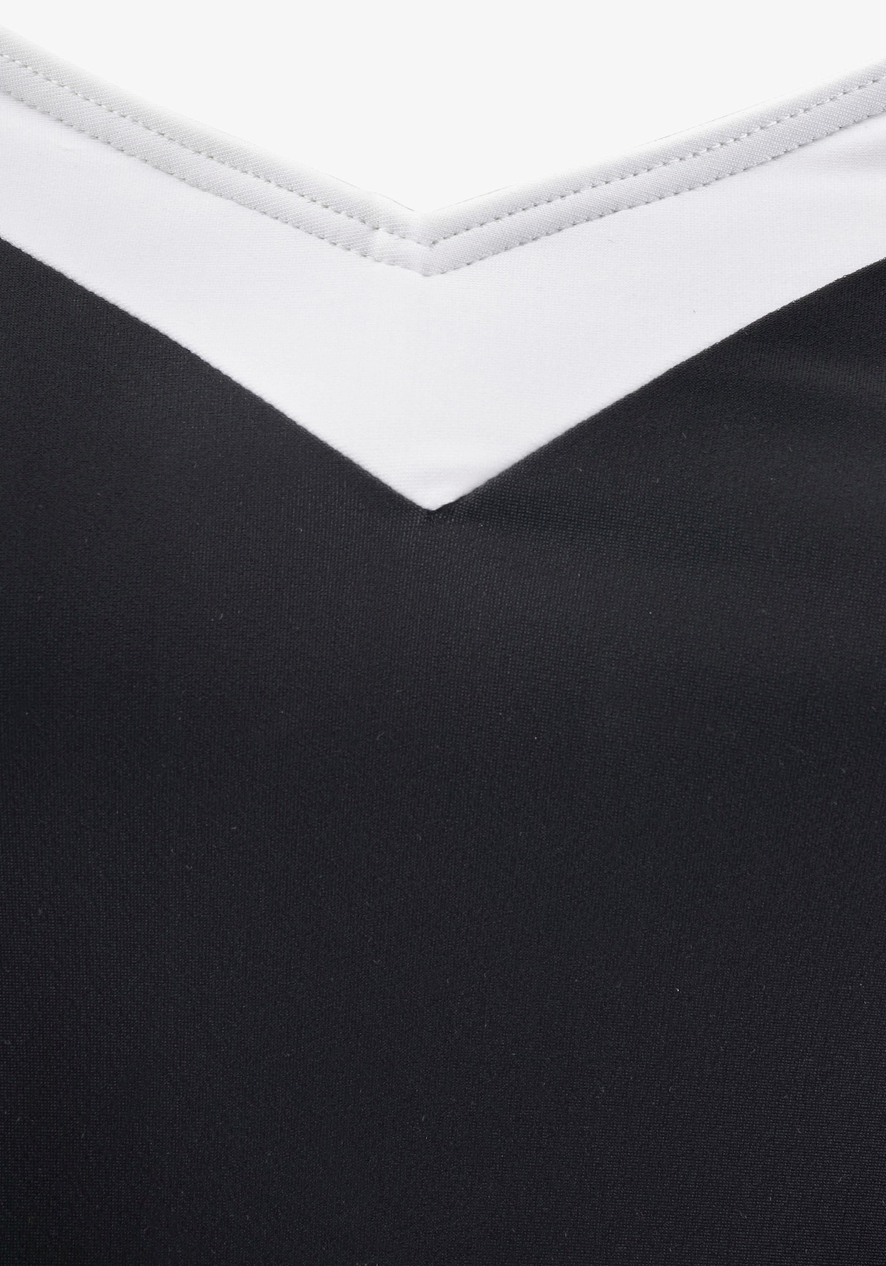 LASCANA Robe de bain - noir-blanc éclatant