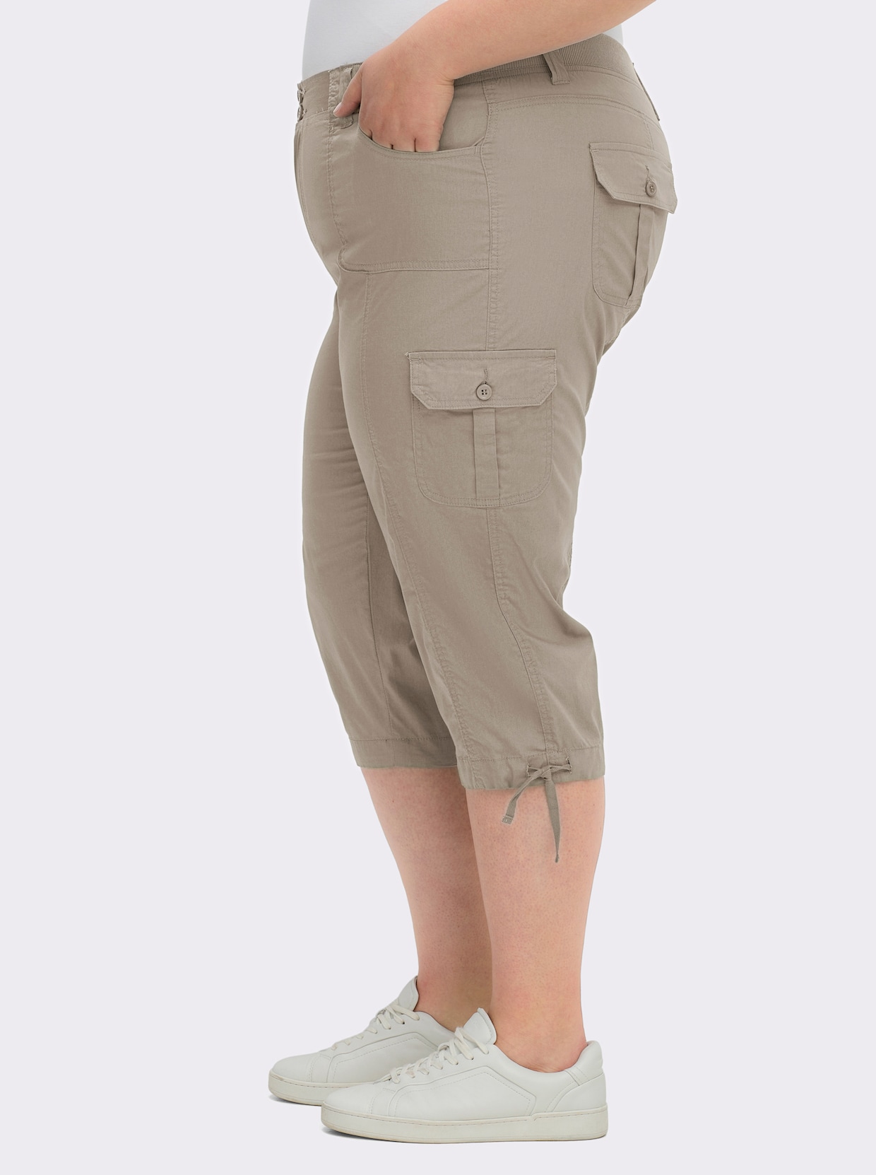 Caprihose - taupe