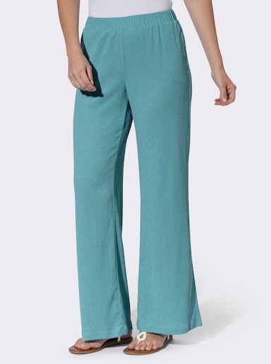 Schlupfhose in Crinkle-Qualität - ozean