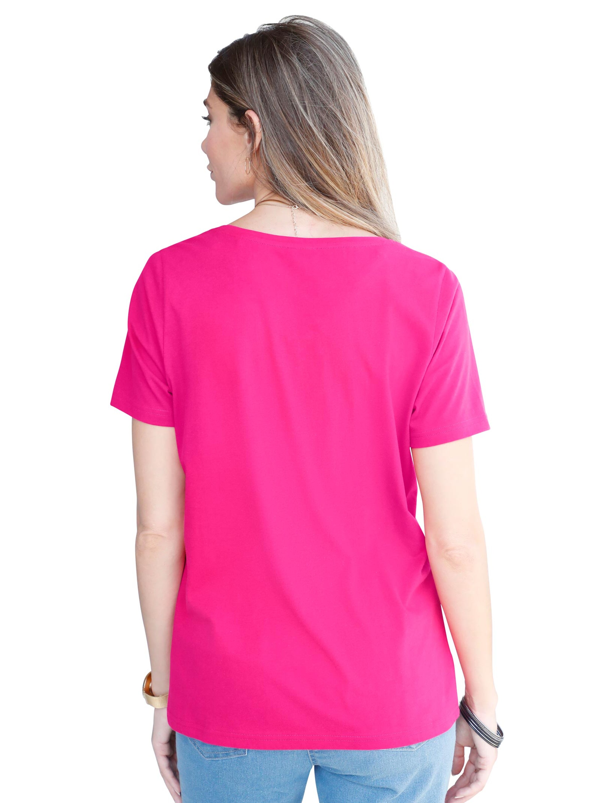 Shirt - pink-gemustert