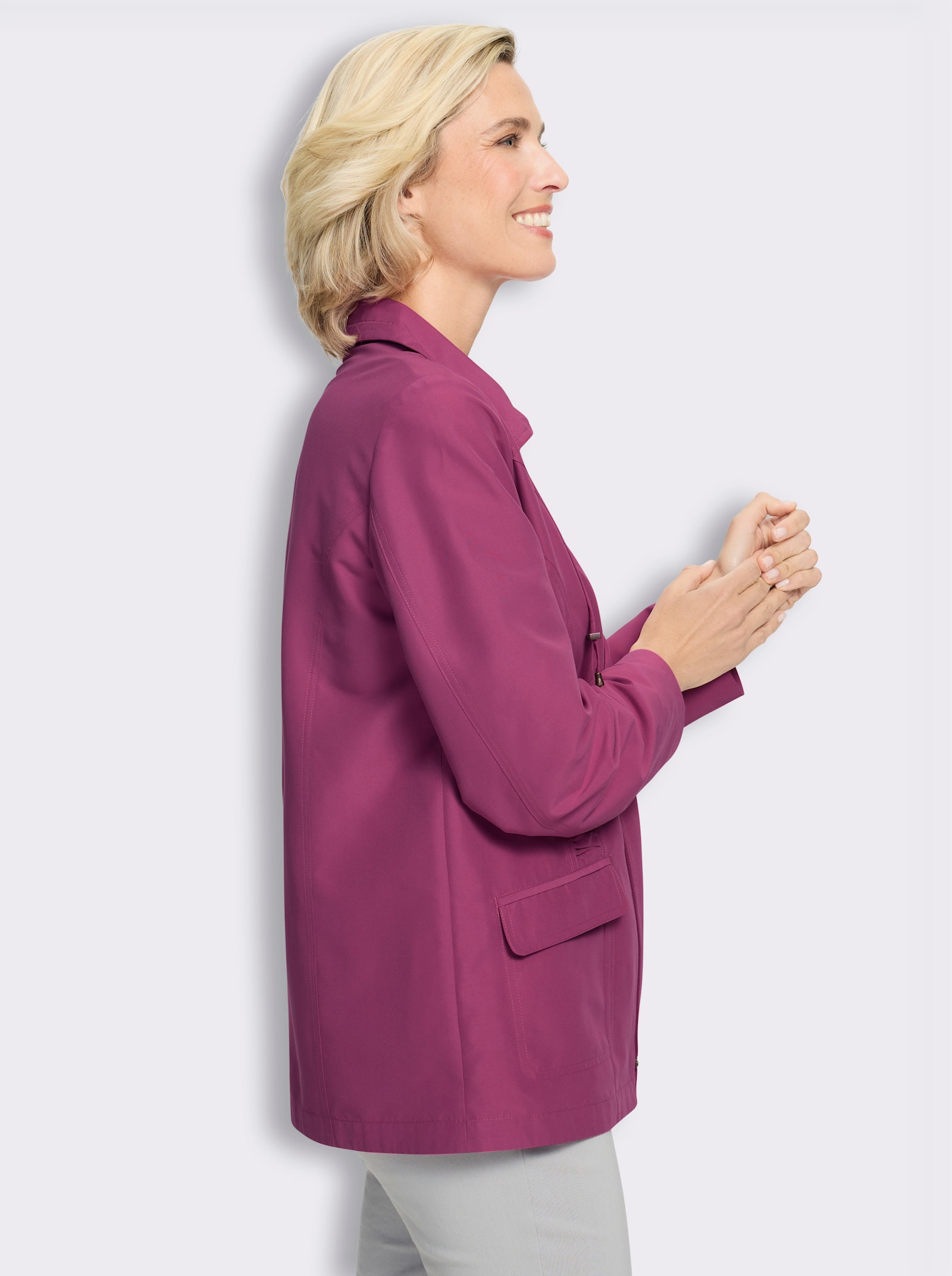 Jacke mit Raffungen im Vorderteil - erika