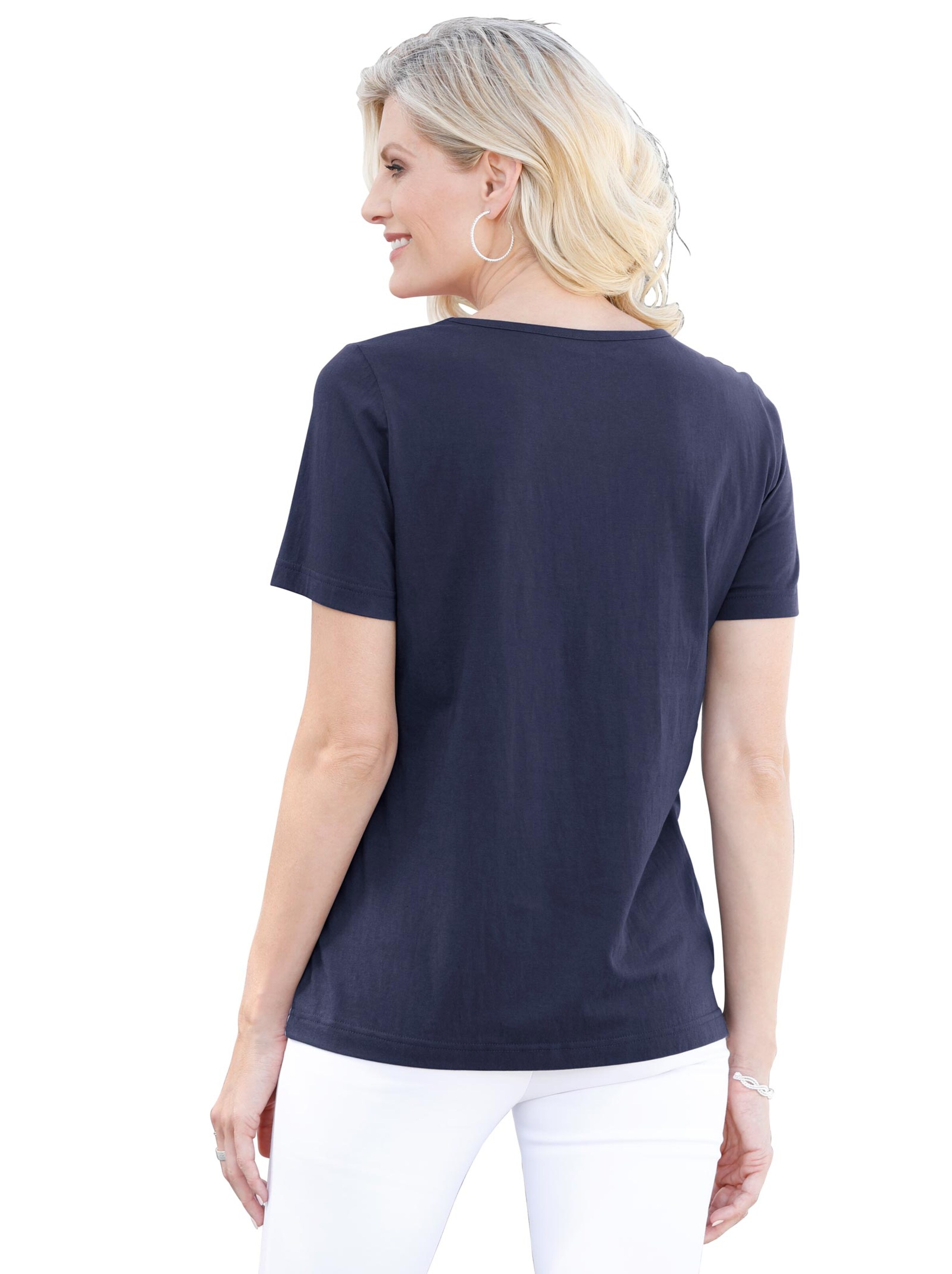 Shirt - marine-bedruckt