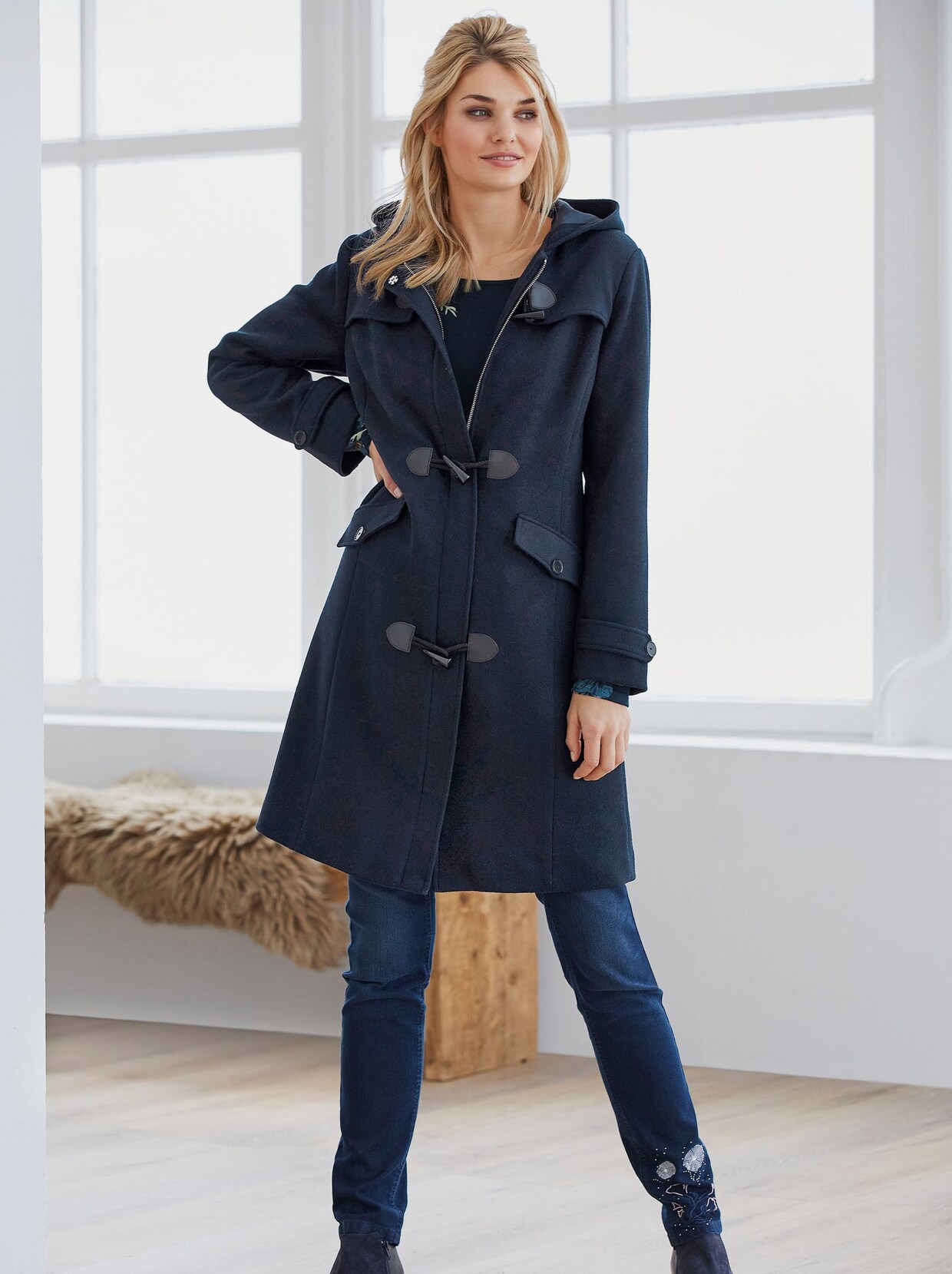 Linea Tesini Dufflecoat - marine