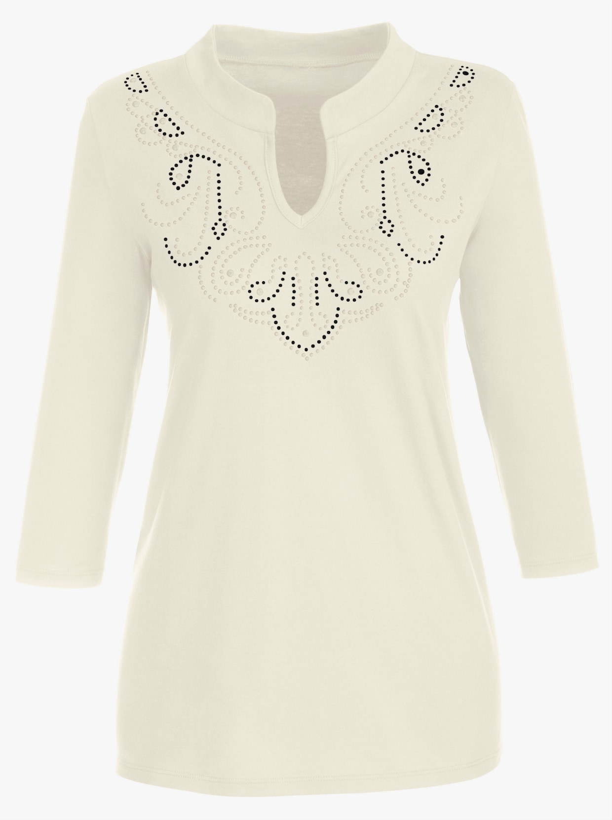 3/4-Arm-Shirt - ecru