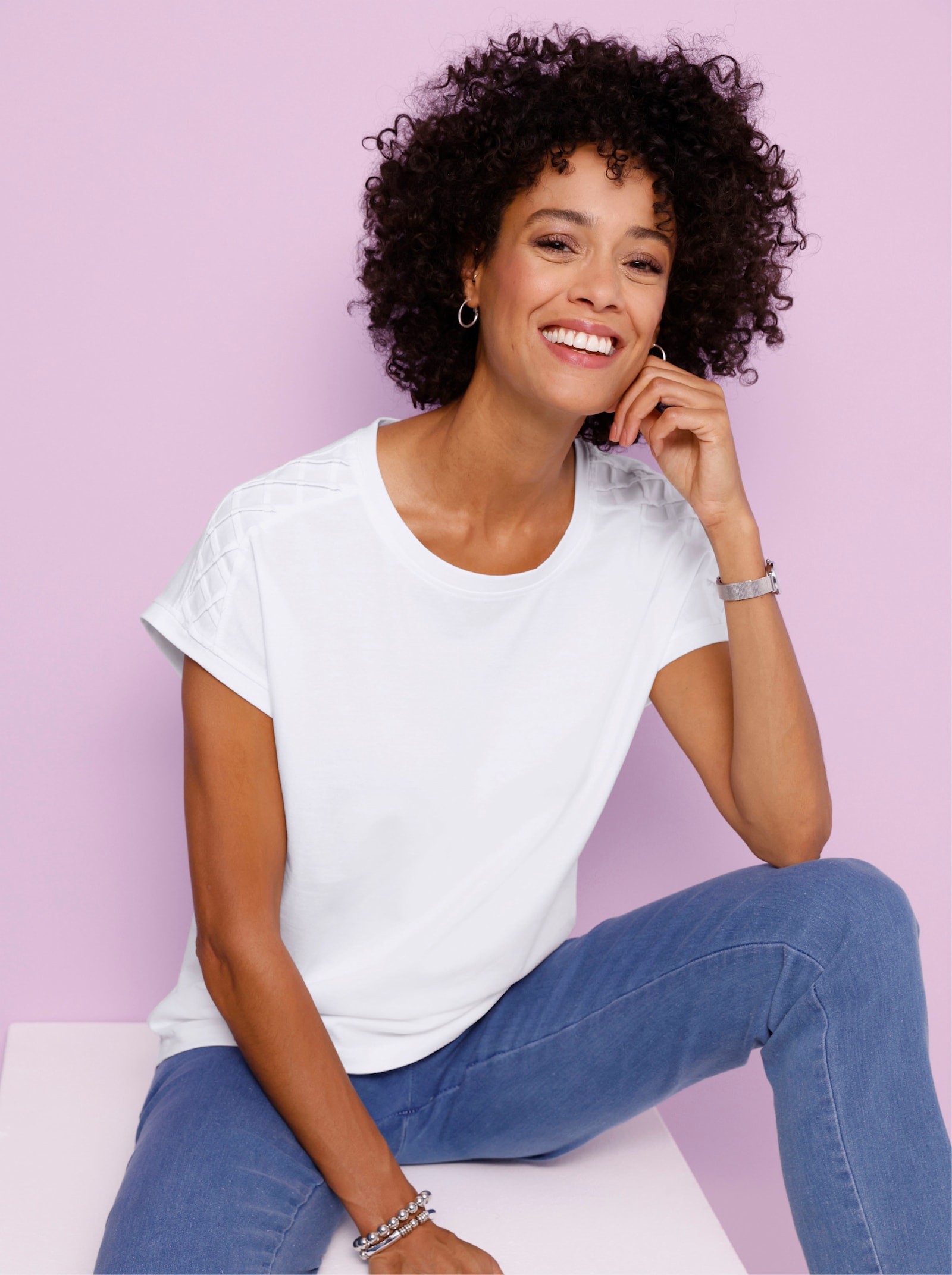 Tričko, okr.výstr., preš.-pepito - svetlobéžová