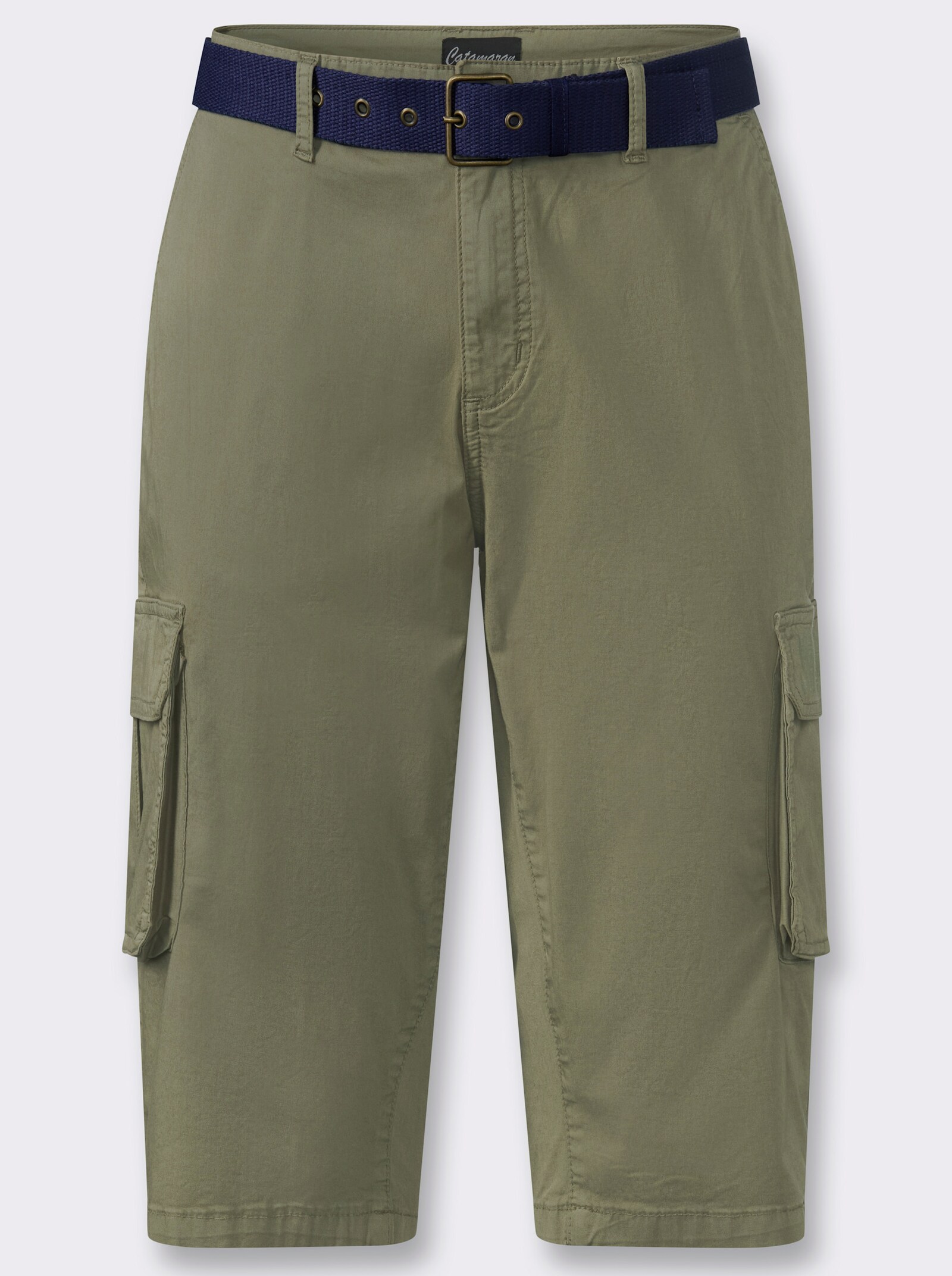 Bermudas in Twill-Qualität - khaki