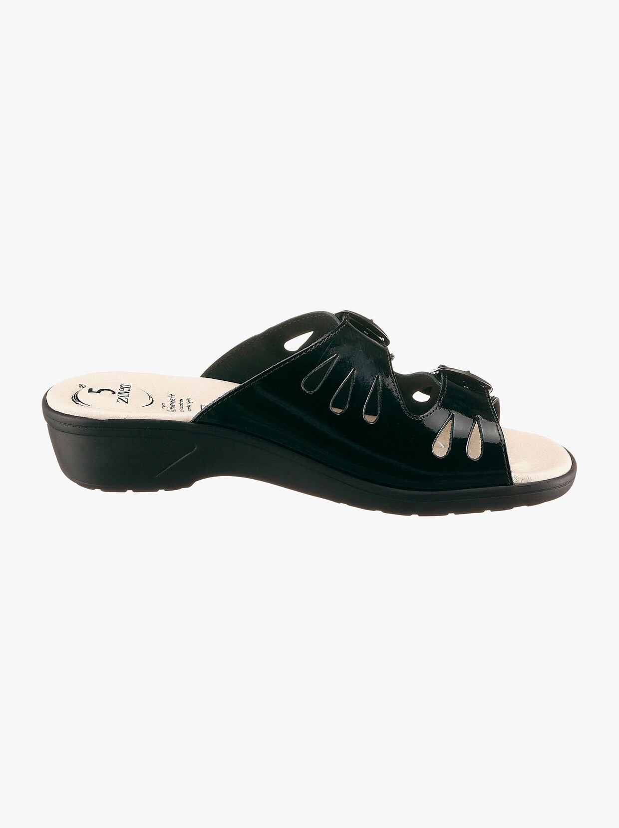 slippers - zwart