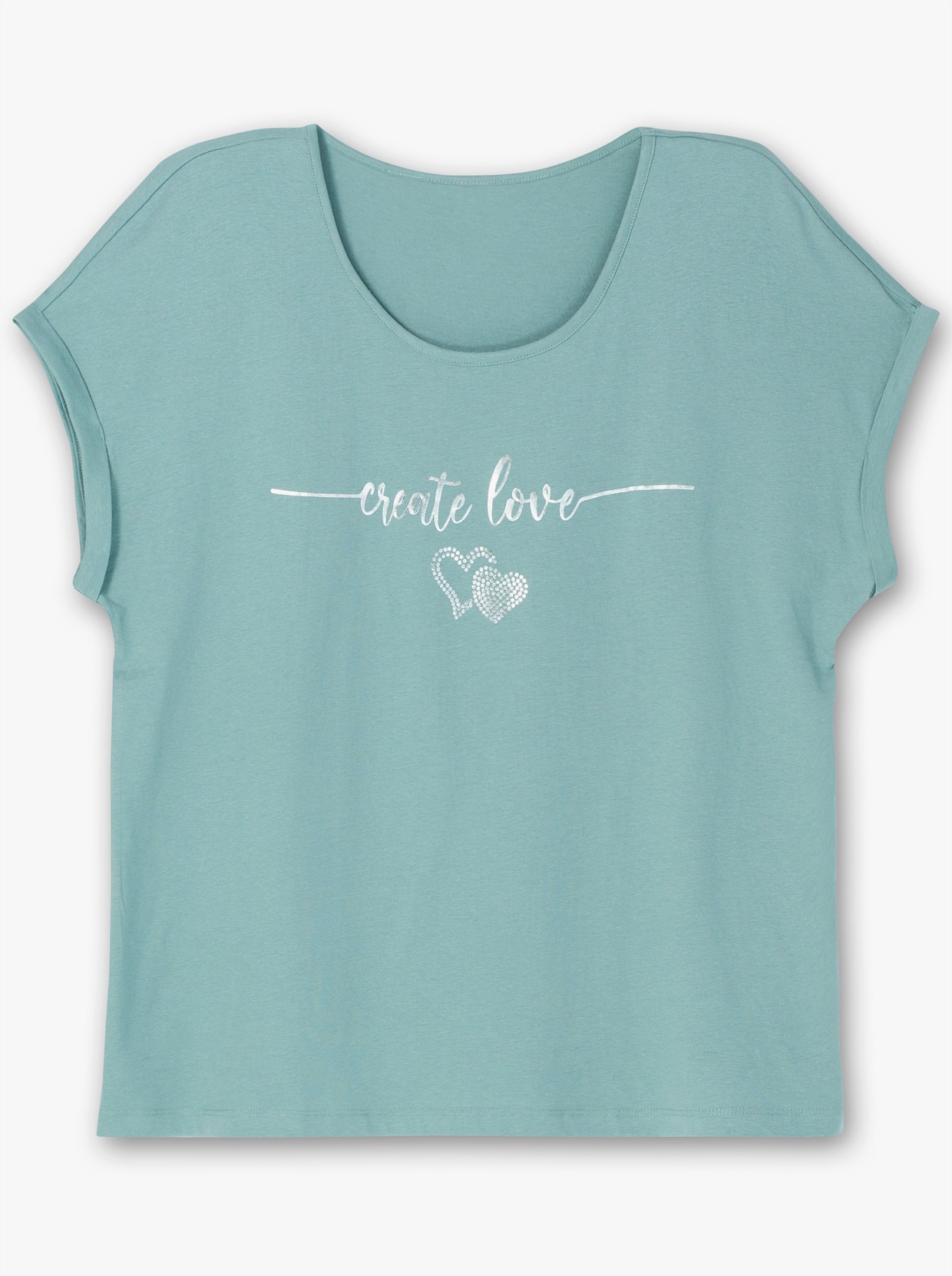 Rundhalsshirt - jade