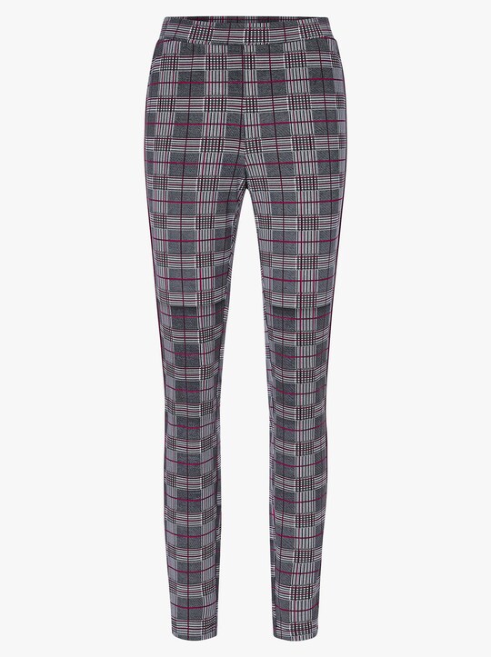 Leggings - rot-kariert