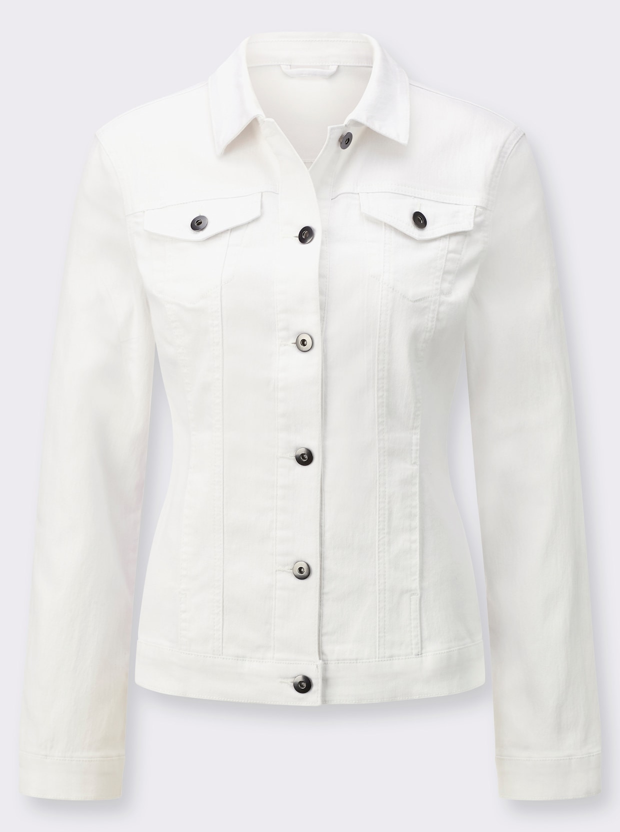 Jeansjacke - weiß