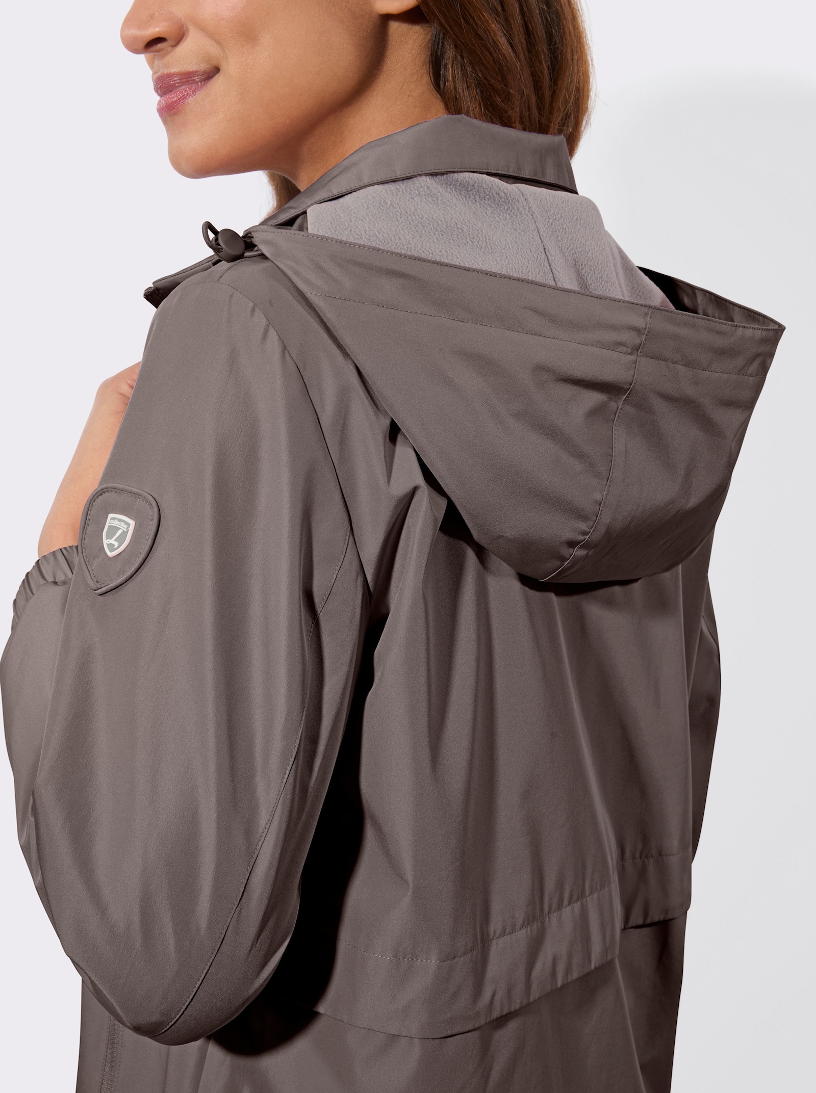 Outdoorjacke für die Übergangszeit - dunkeltaupe