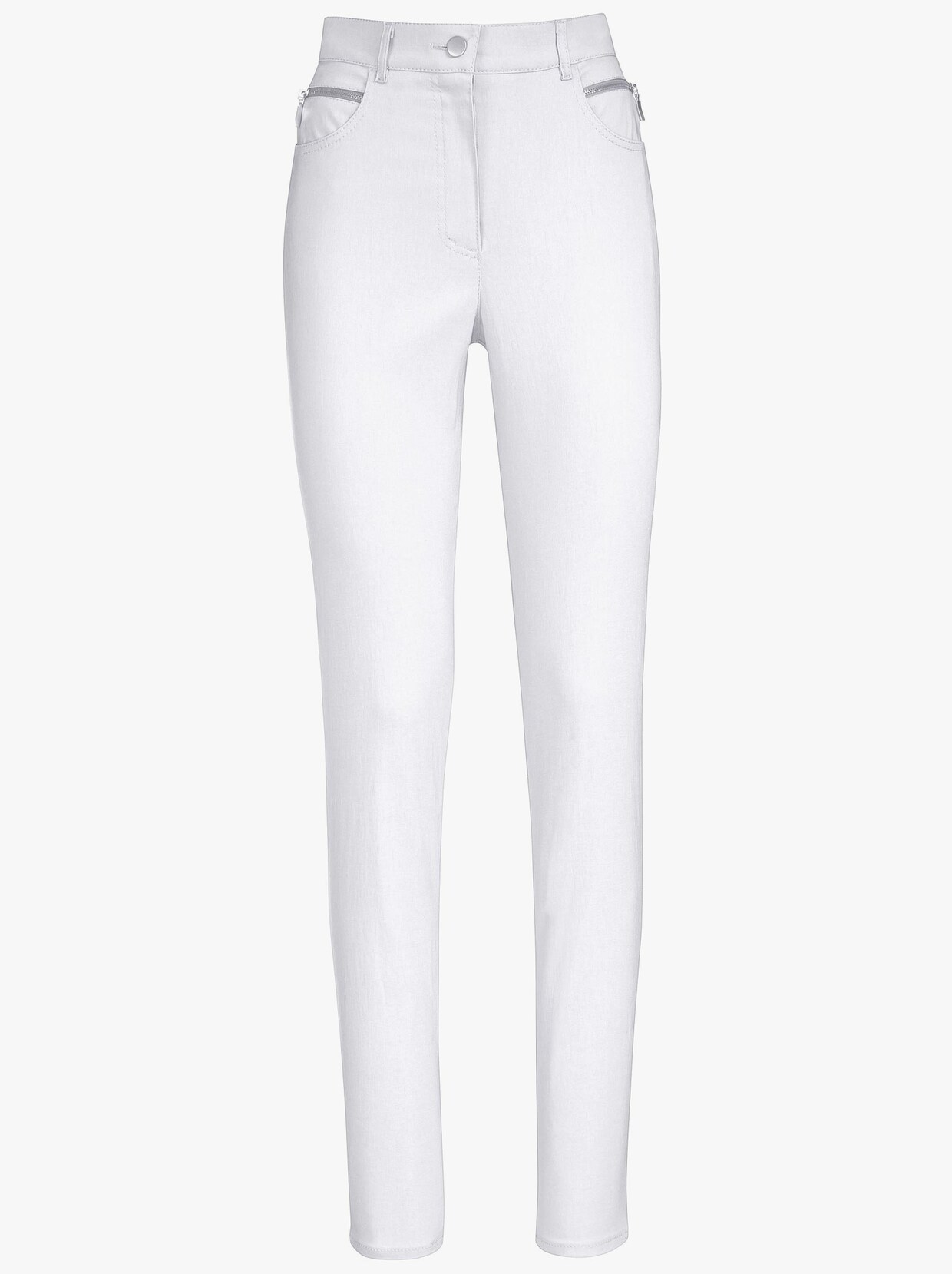 Stehmann Comfort line Strečové kalhoty - bílá