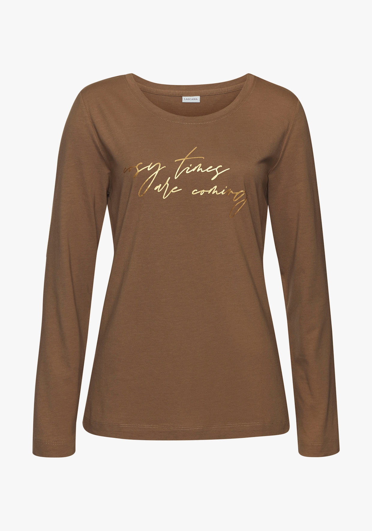LASCANA Haut de pyjama - marron