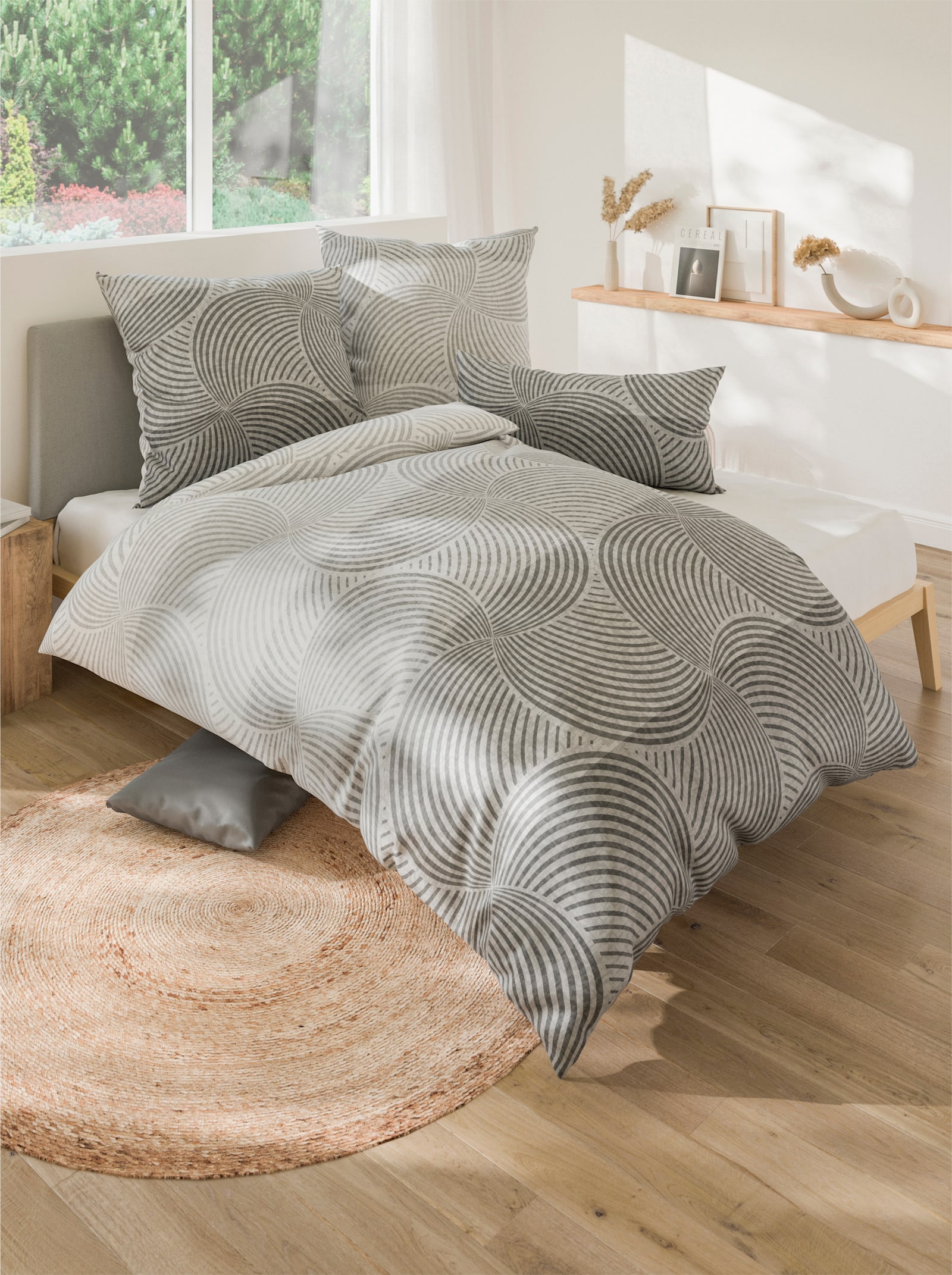 Biberna Bedtextiel - grijs