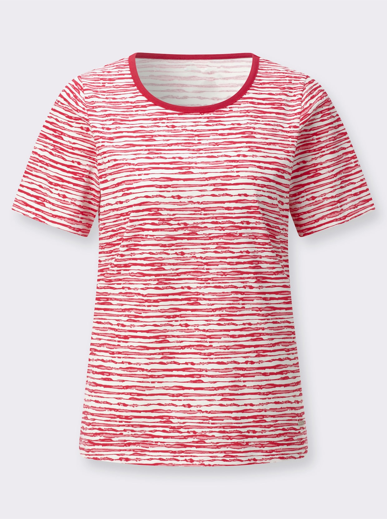 T-Shirt - erdbeere-flamingo-bedruckt