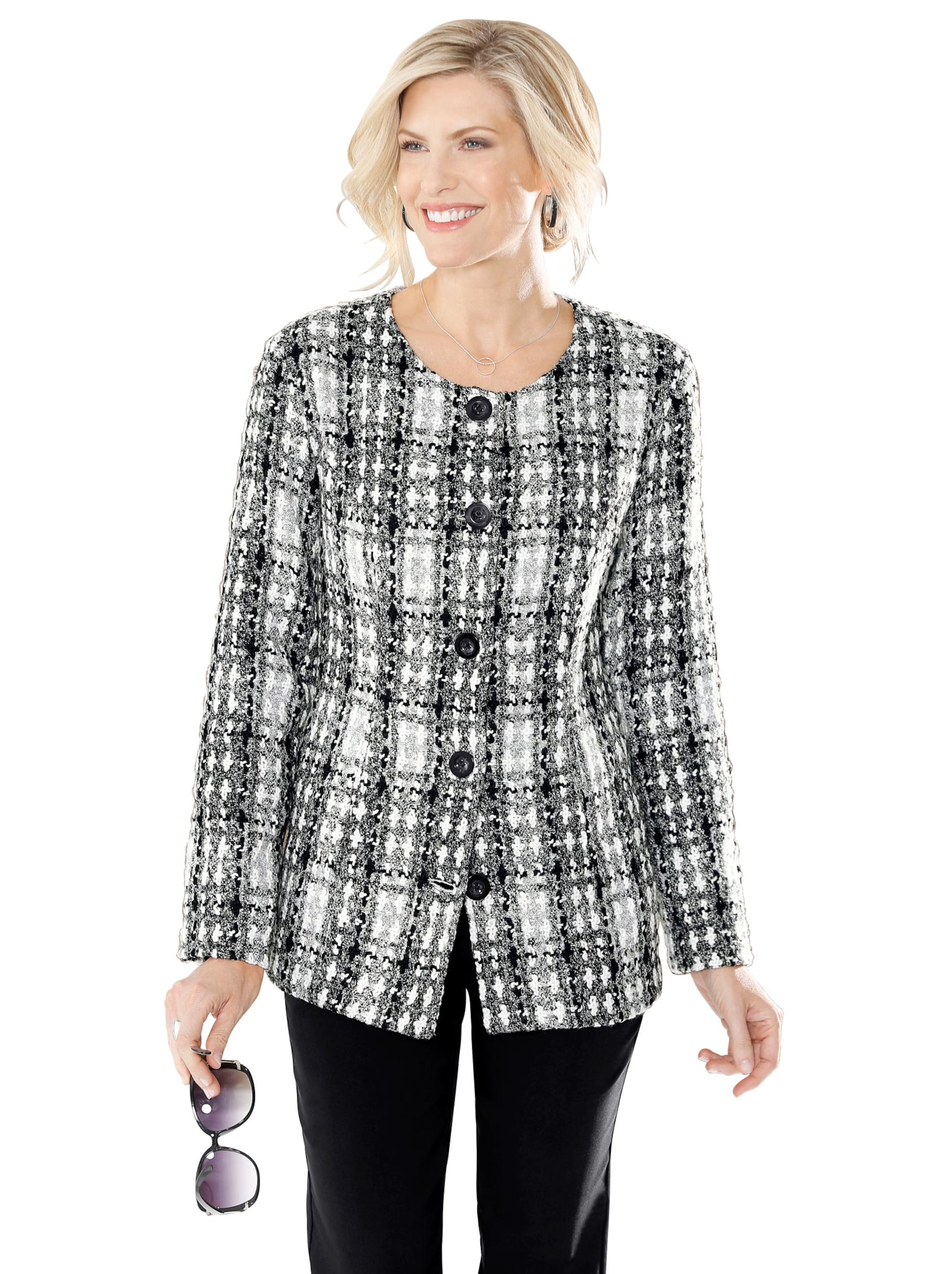 Blazer - schwarz-weiß