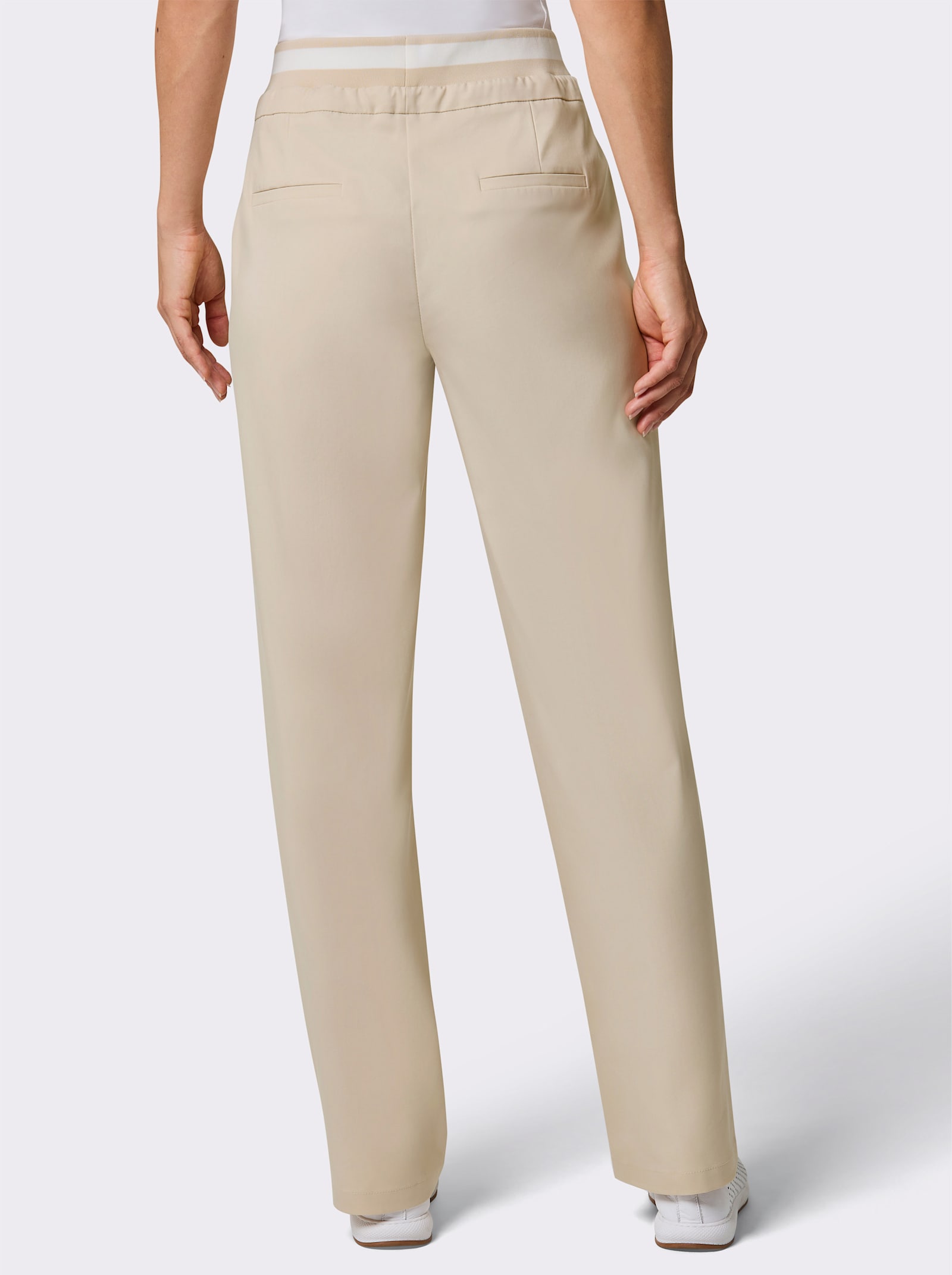 CREATION L PREMIUM Schlupfhose mit Komfort-Bund - sand