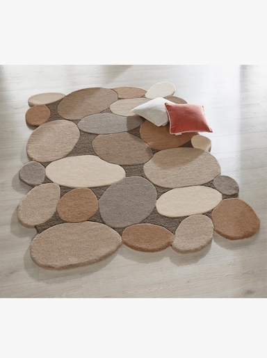 heine home Teppich - braun-ecru