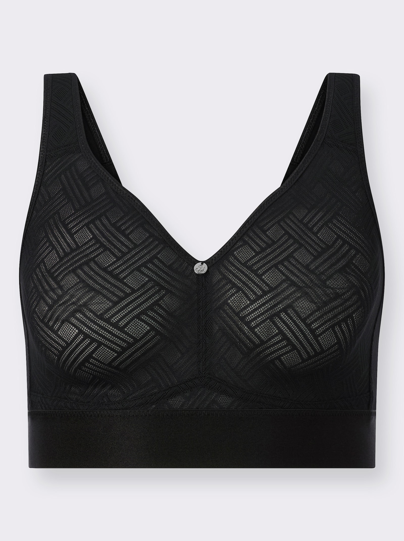 wäschepur Komfort-BH ohne Bügel - schwarz