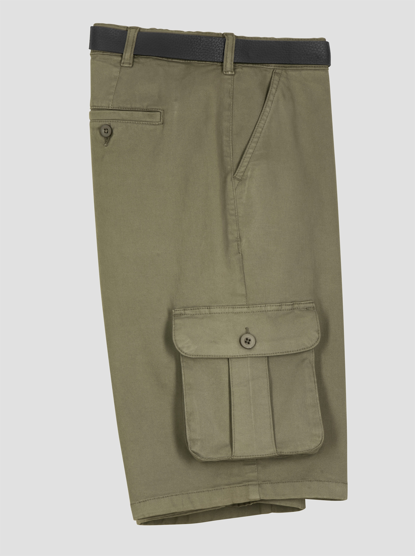 Bermudas inklusive Gürtel - oliv