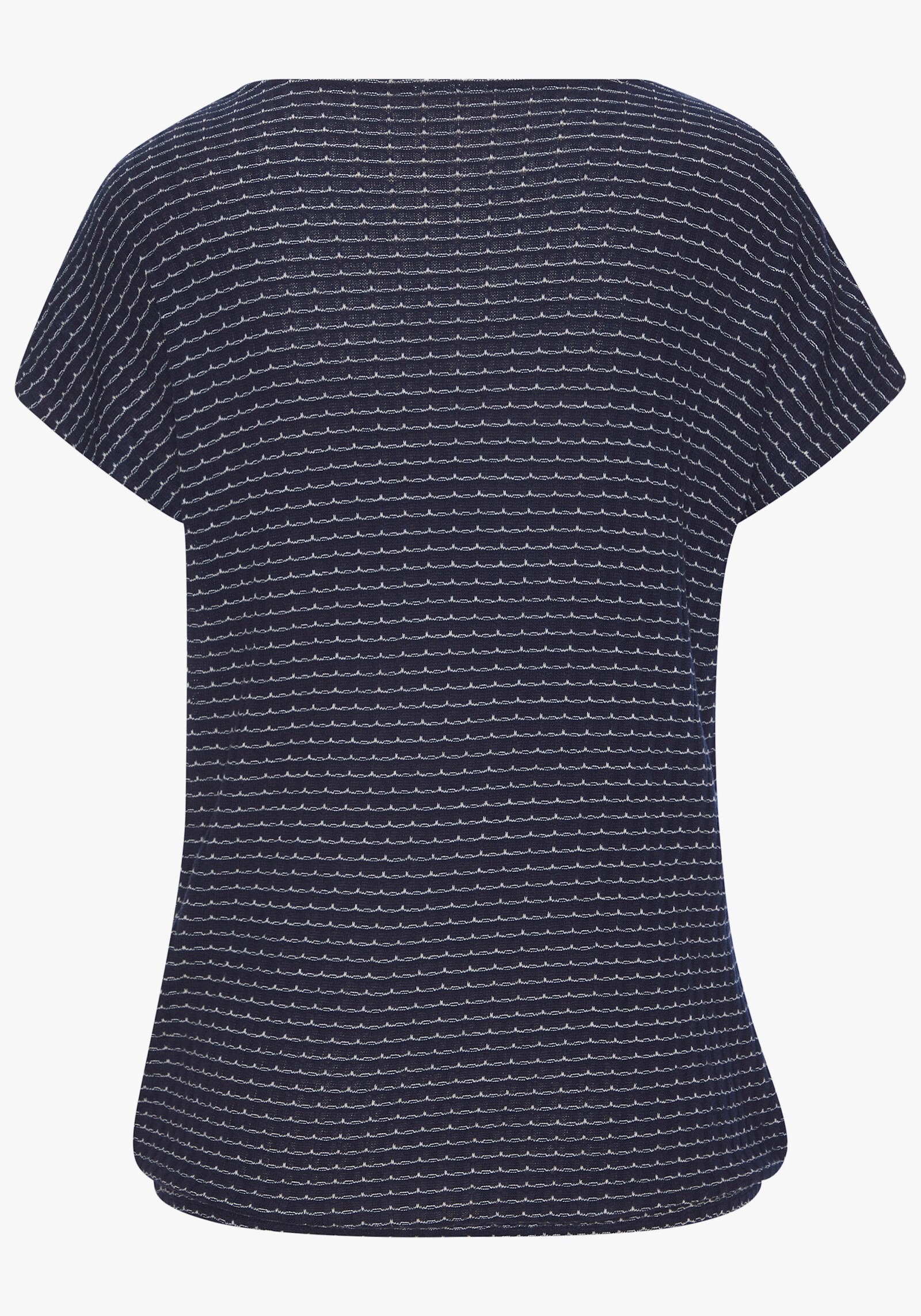 Vivance Kurzarmshirt - navy, creme