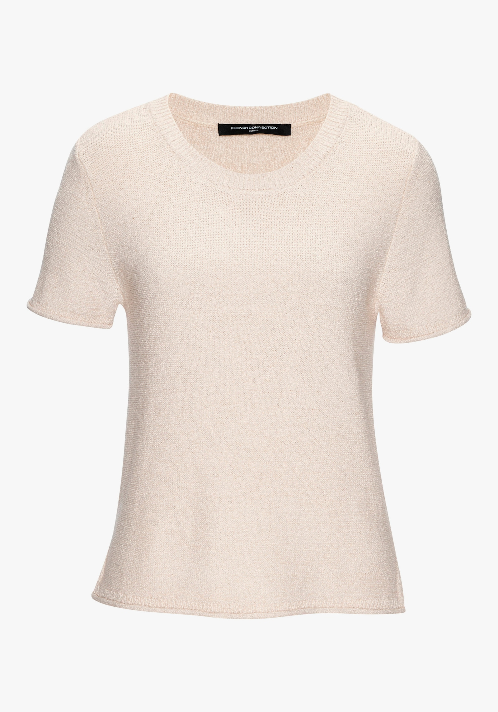 French Connection Kurzarmpullover - sand
