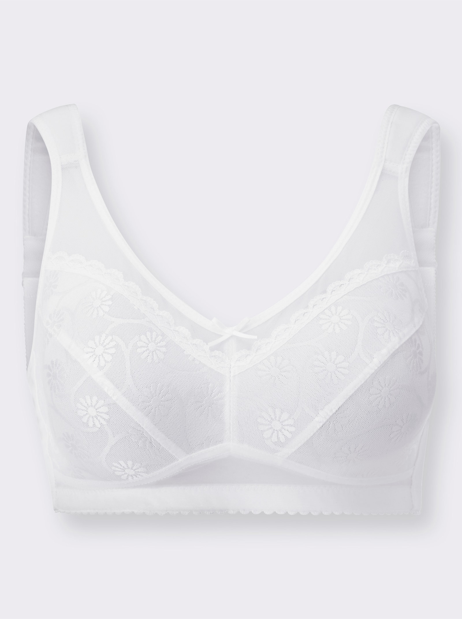 wäschepur Entlastungs-BH ohne Bügel - weiß