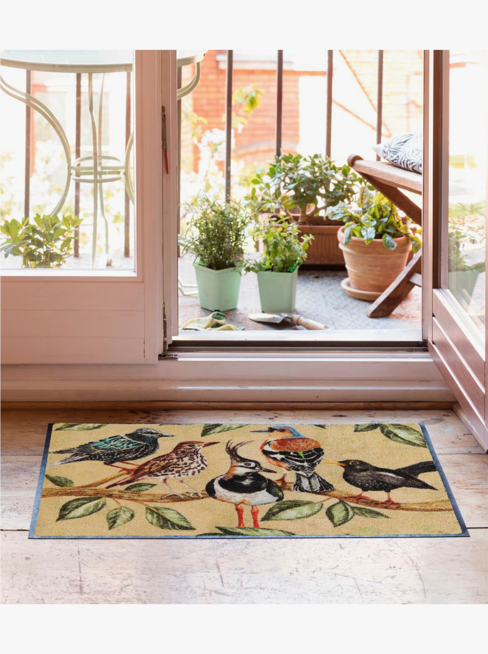 Salonloewe Fußmatte - beige-bedruckt