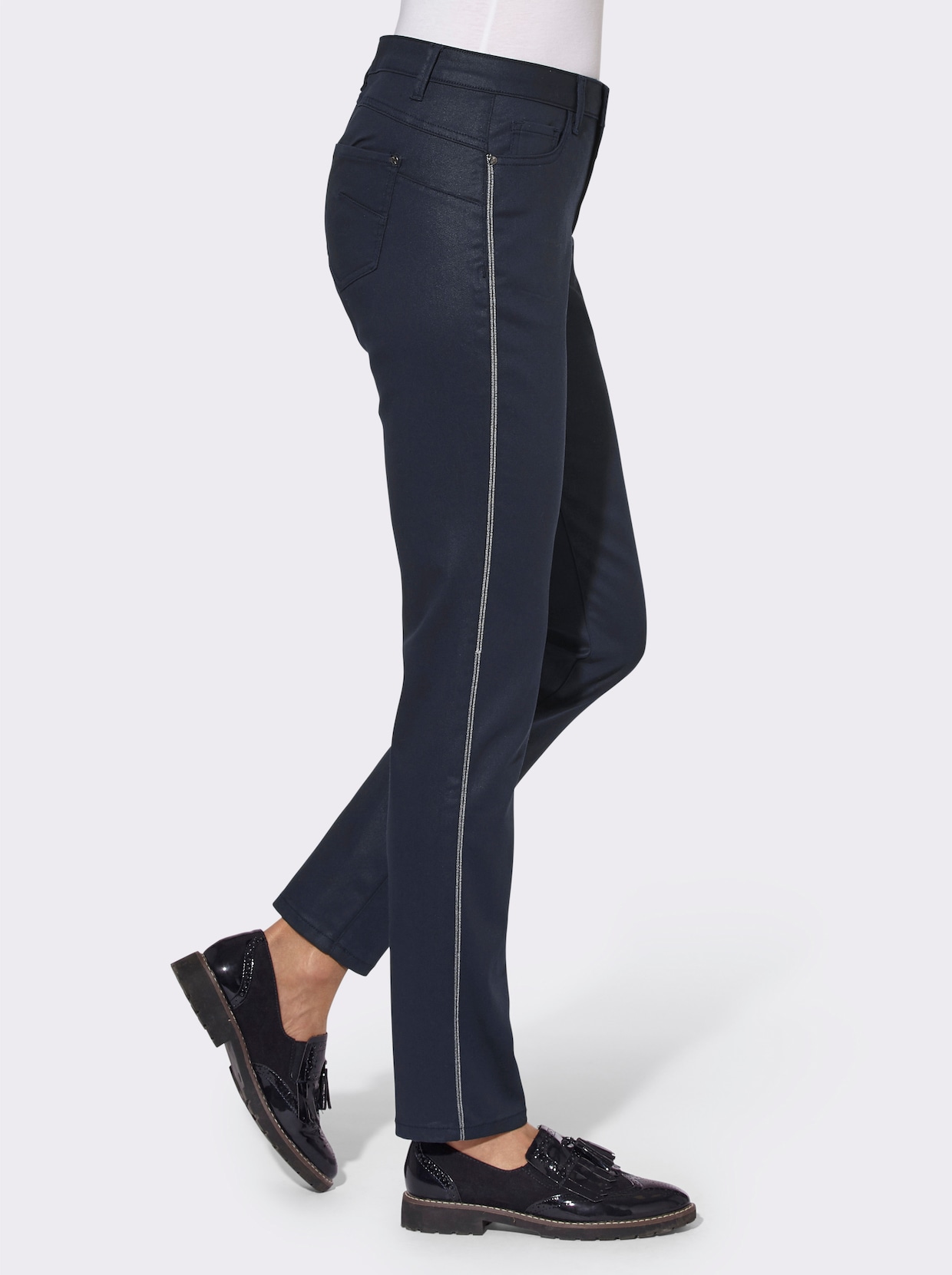 5-Pocket-Jeans - marine