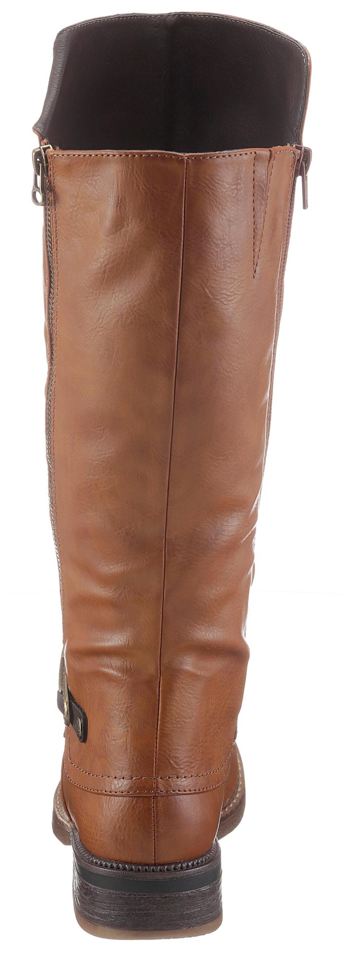 Rieker laarzen in cognac used | heine