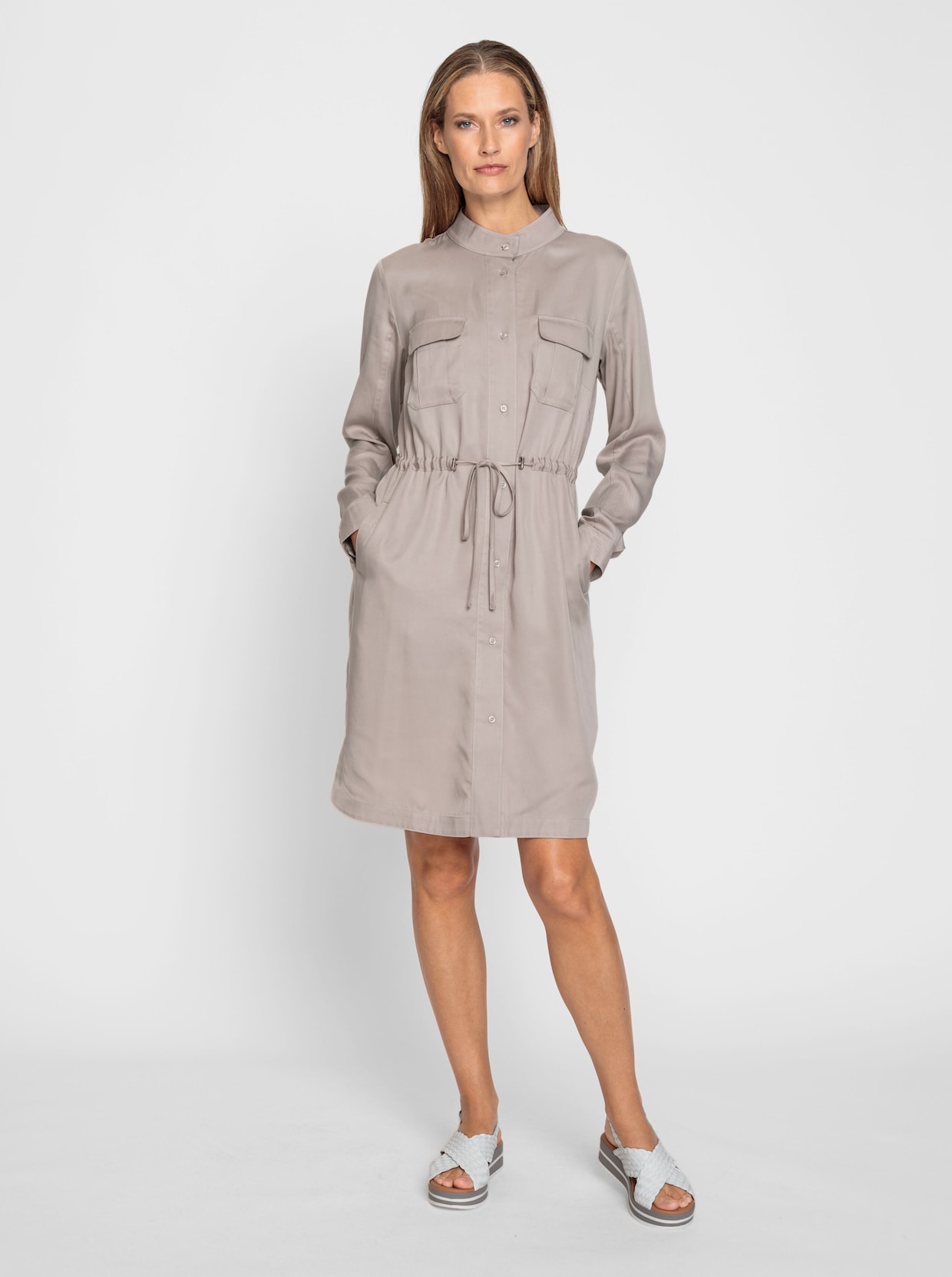 heine Robe chemisier - gris clair