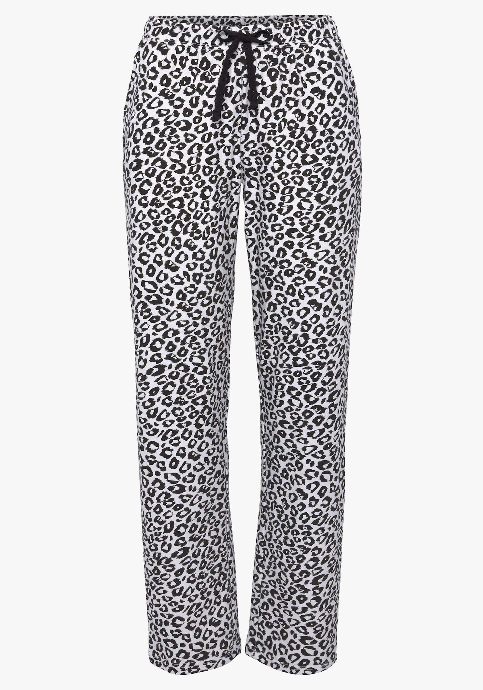 Vivance Dreams Pyjamahose - schwarz-weiß gemustert