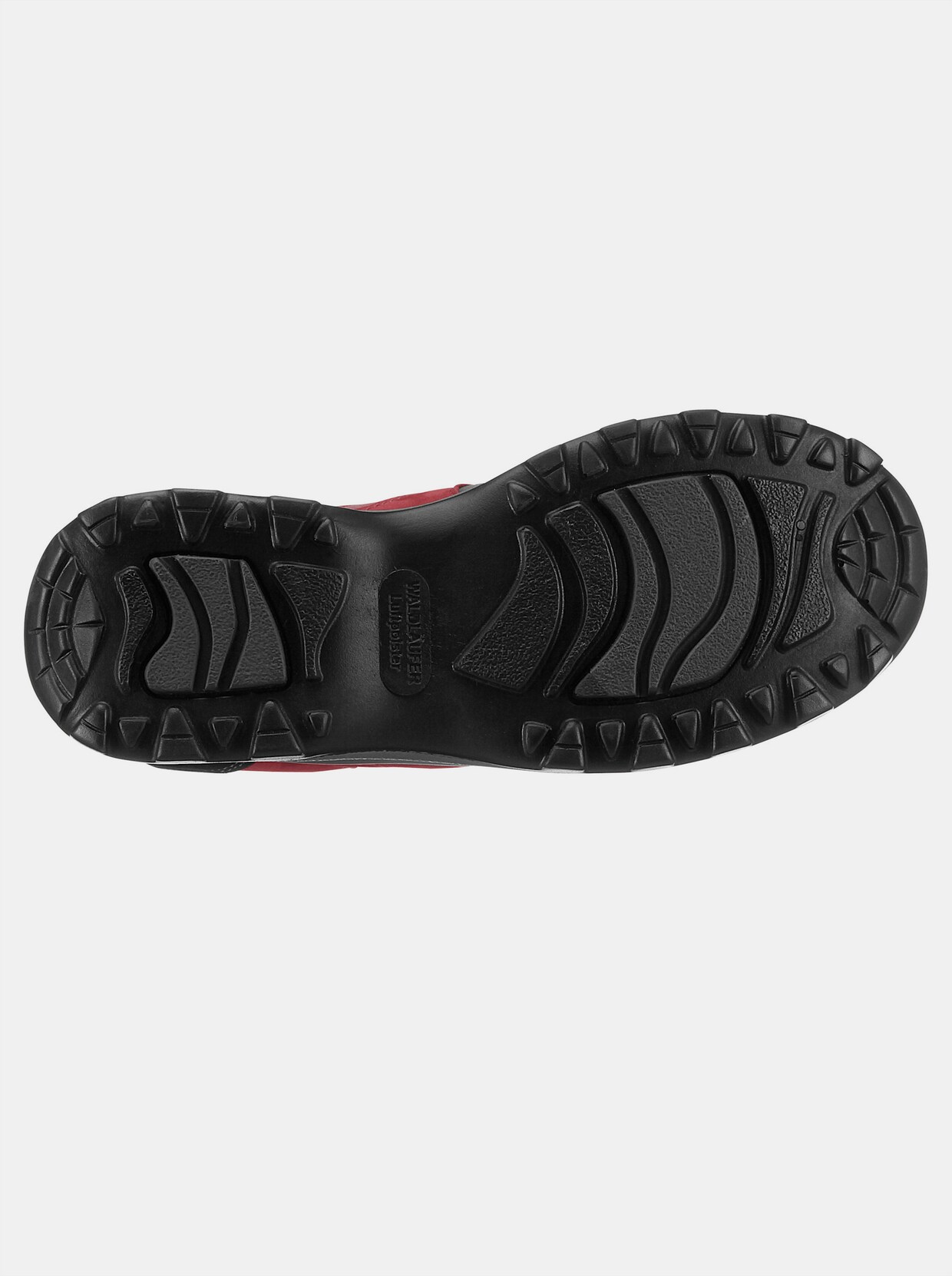 Waldläufer Chaussures à lacets - rouge-noir