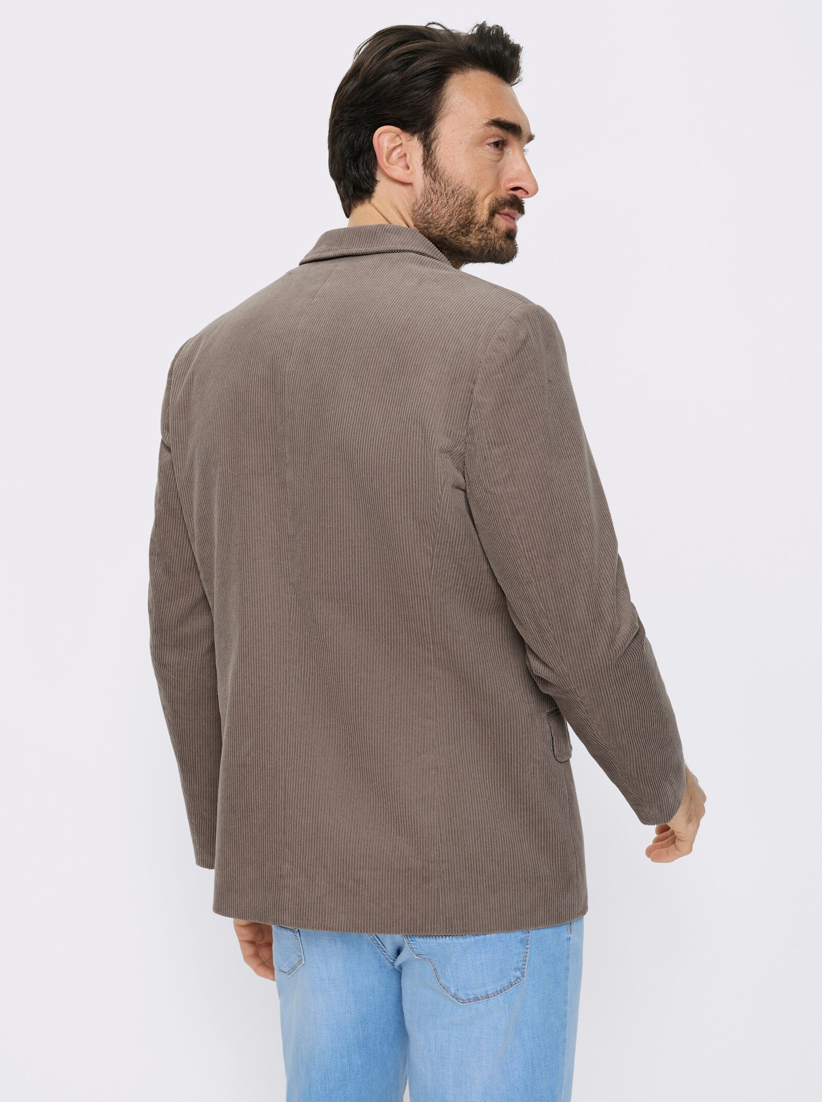 Marco Donati Sakko aus Cord, reine Baumwolle - taupe