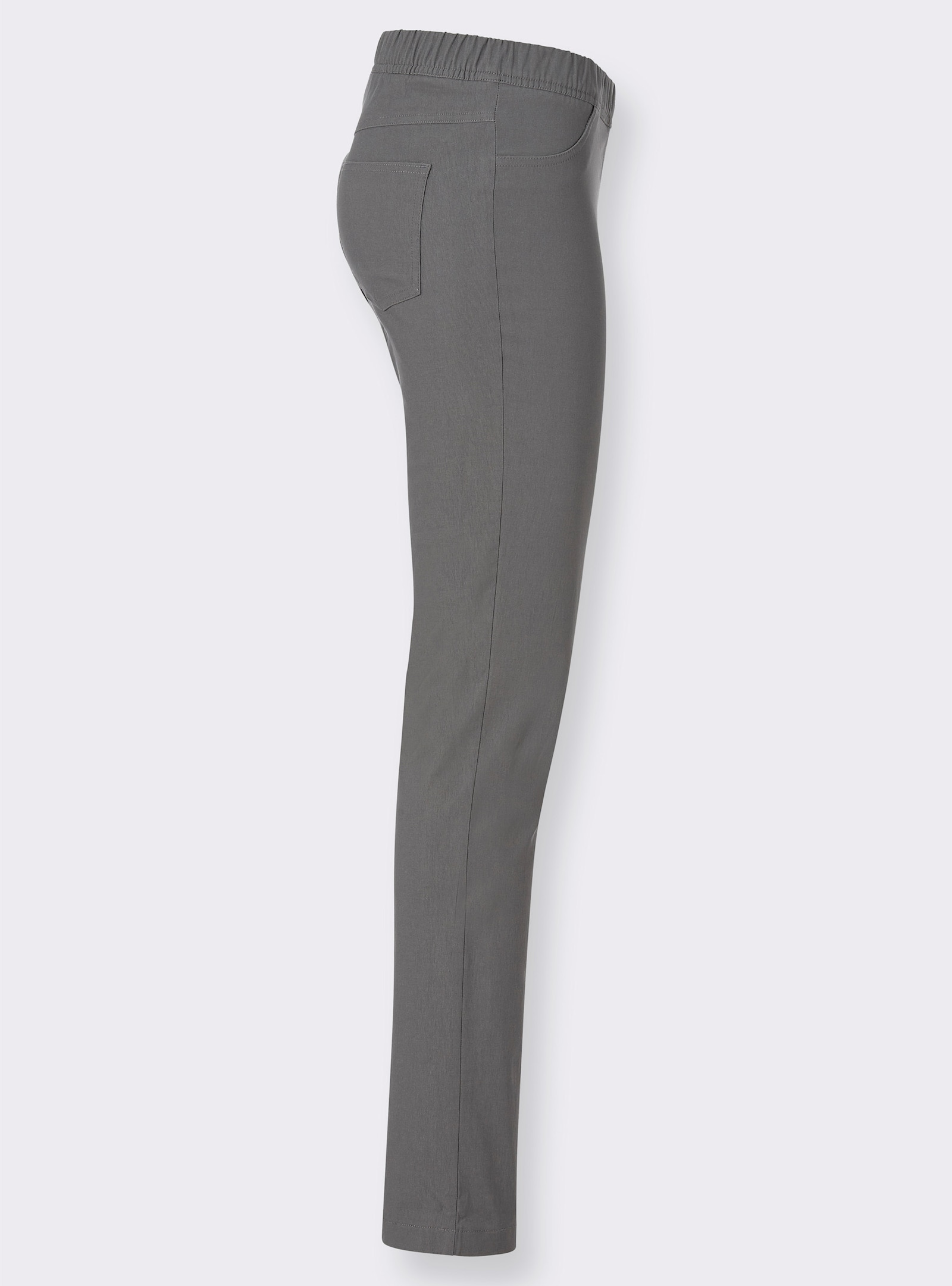 Broek van binnen opgeruwd - antraciet