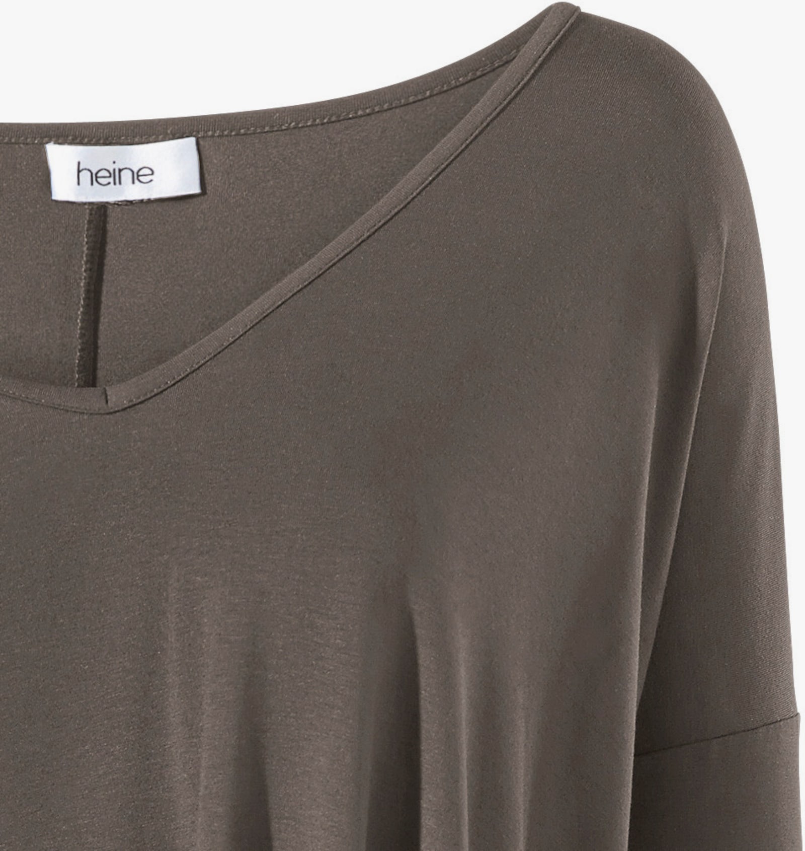 heine Oversize-Shirt mit Kaschier-Effekt - taupe