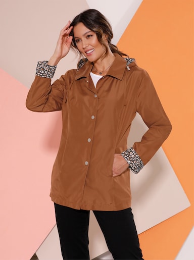 Jacke - cognac