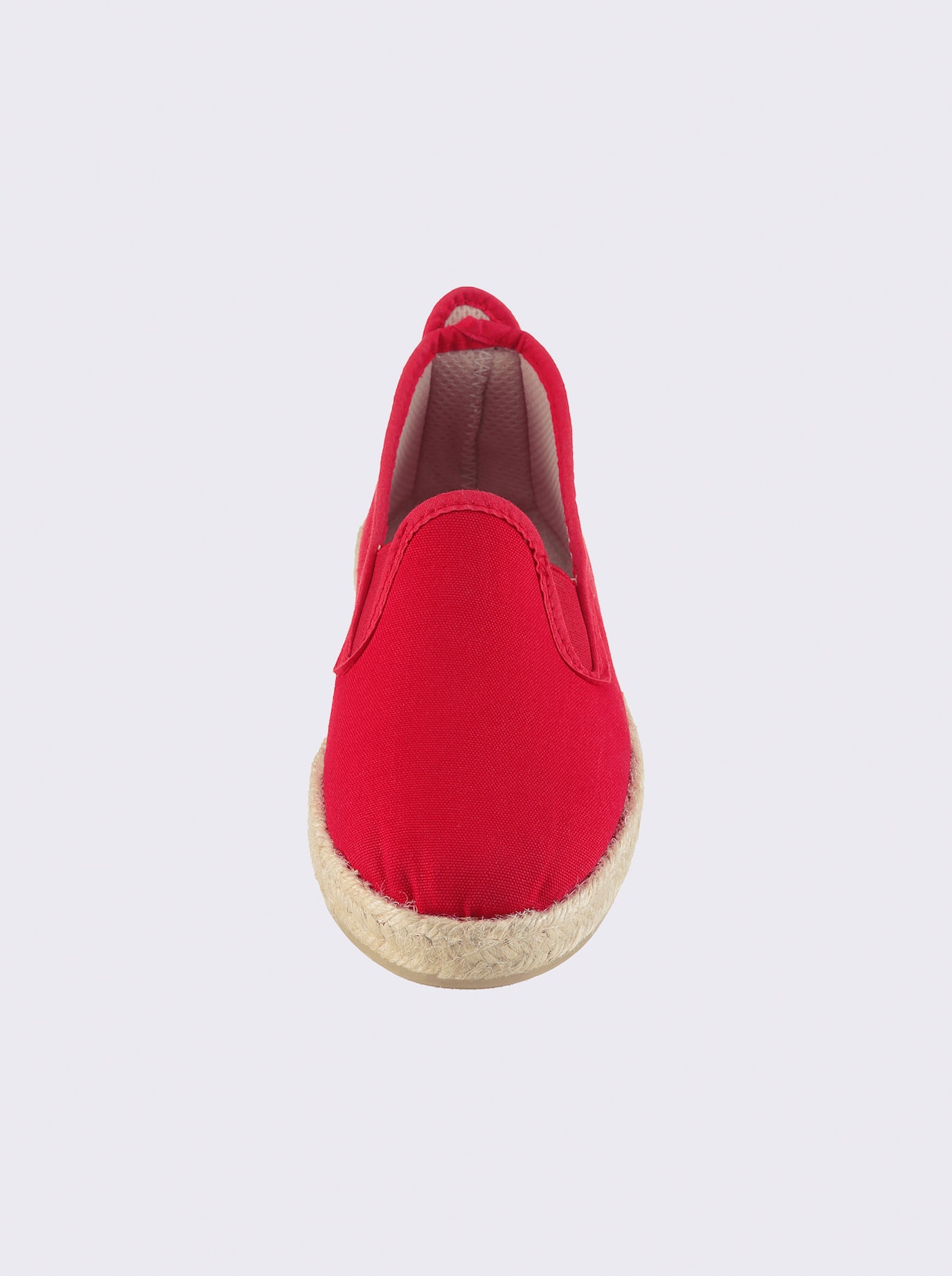 Slipper aus Textil, Weite F - rot