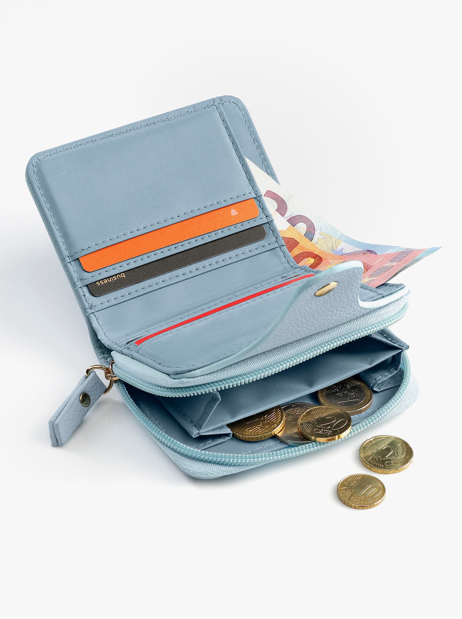 Handtasche mit Geldbörse - bleu
