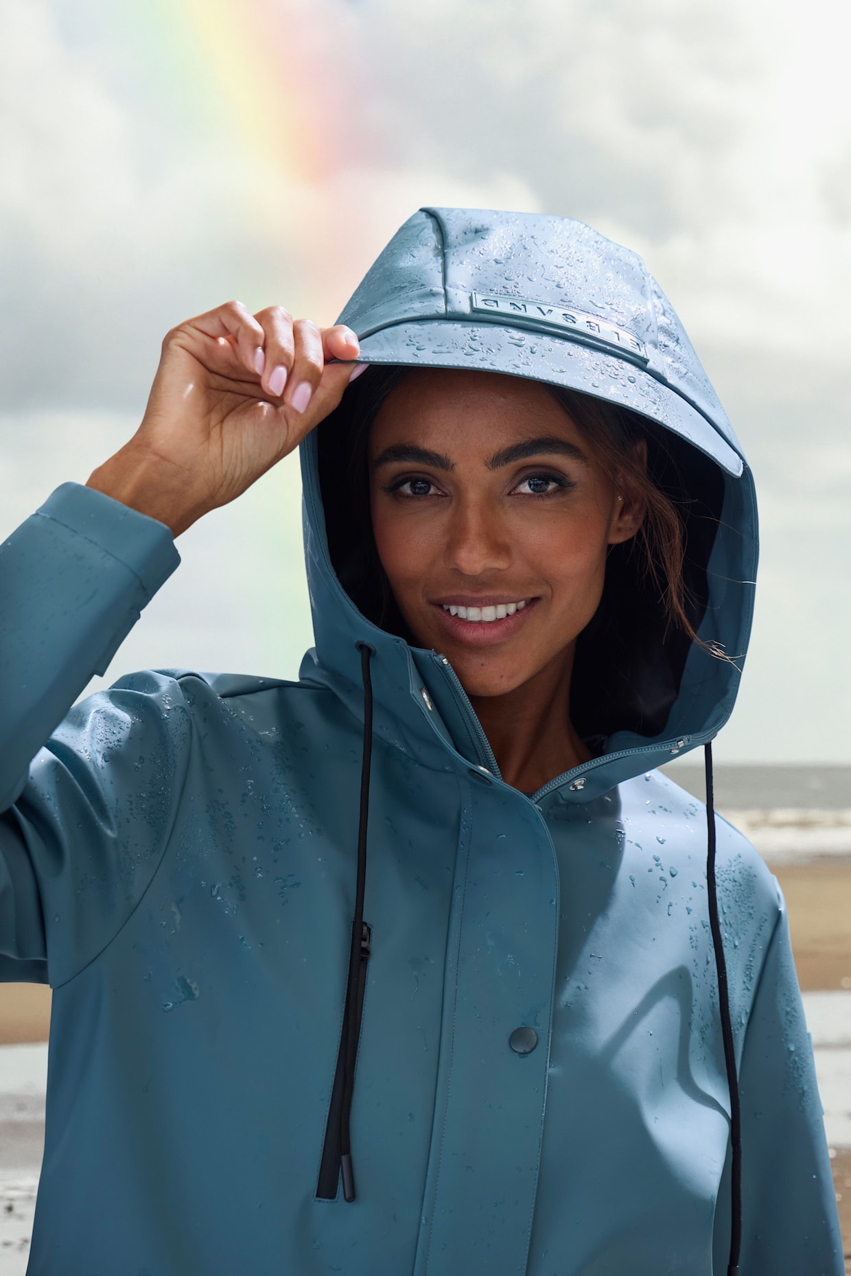 Elbsand Regenjacke - graublau