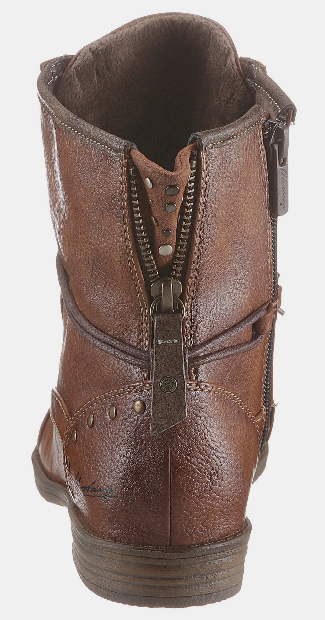 Mustang Shoes Schnürboots - cognac-used