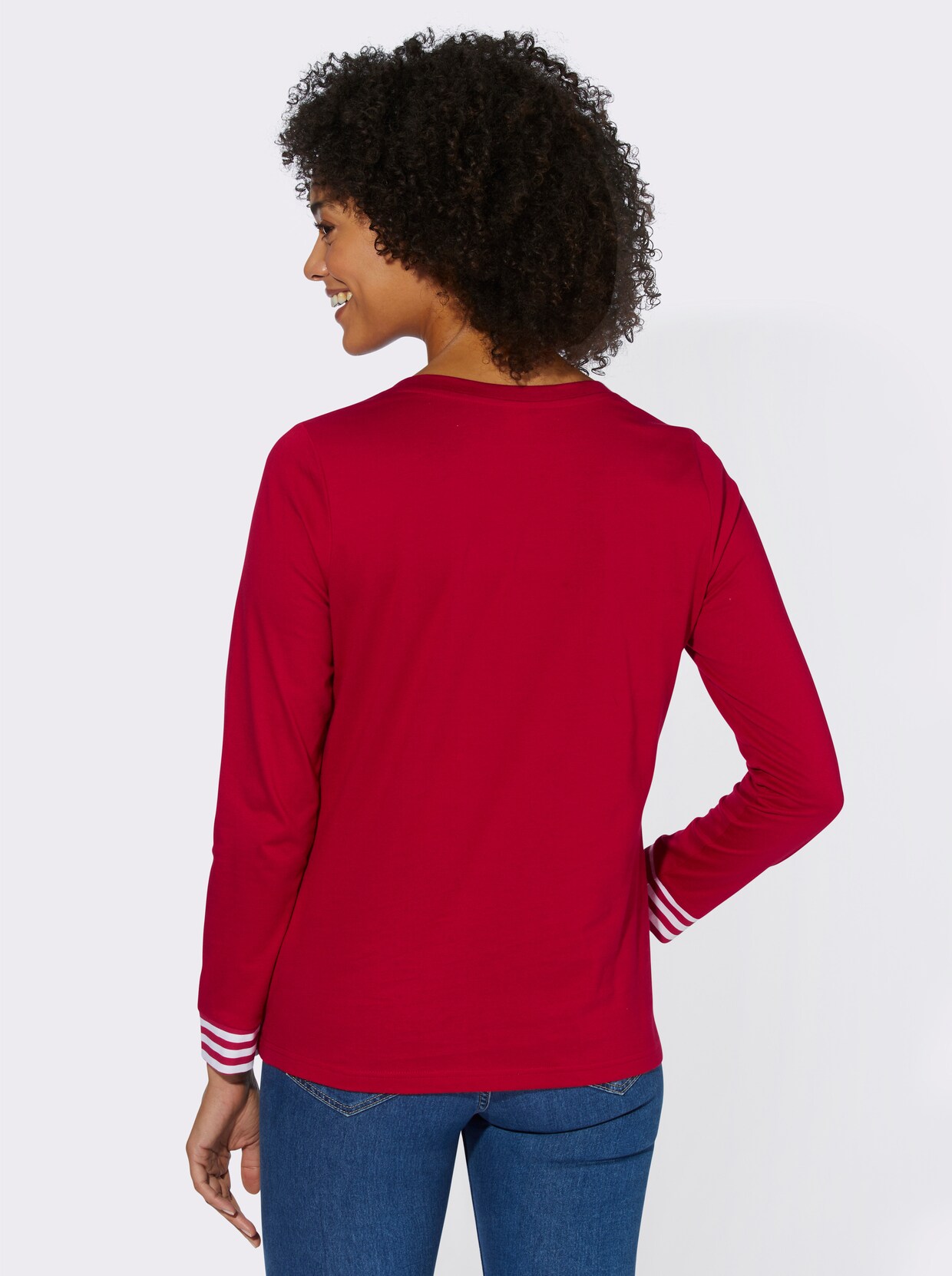 Shirt met lange mouwen - rood