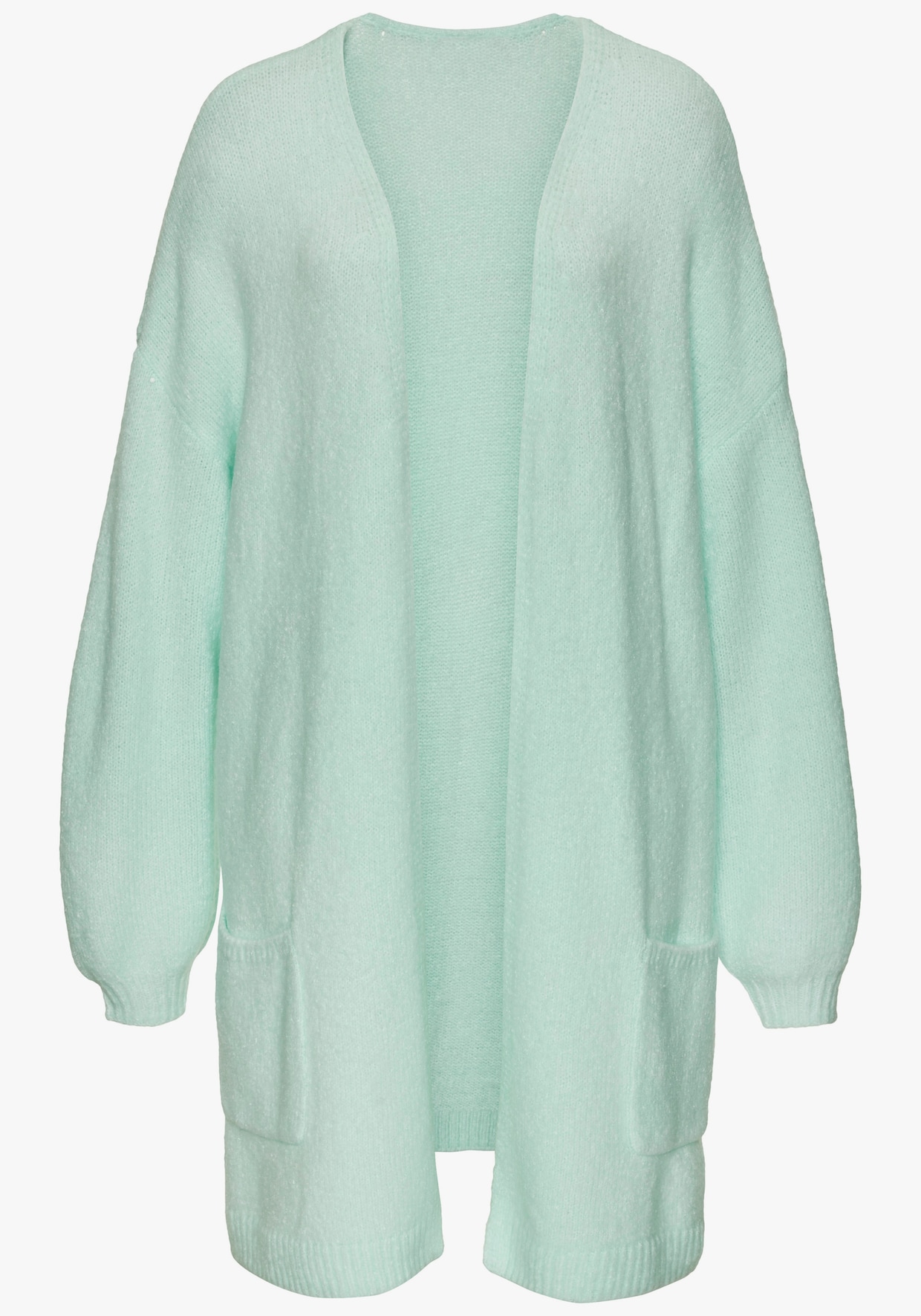 Vivance Veste longue en tricot - menthe